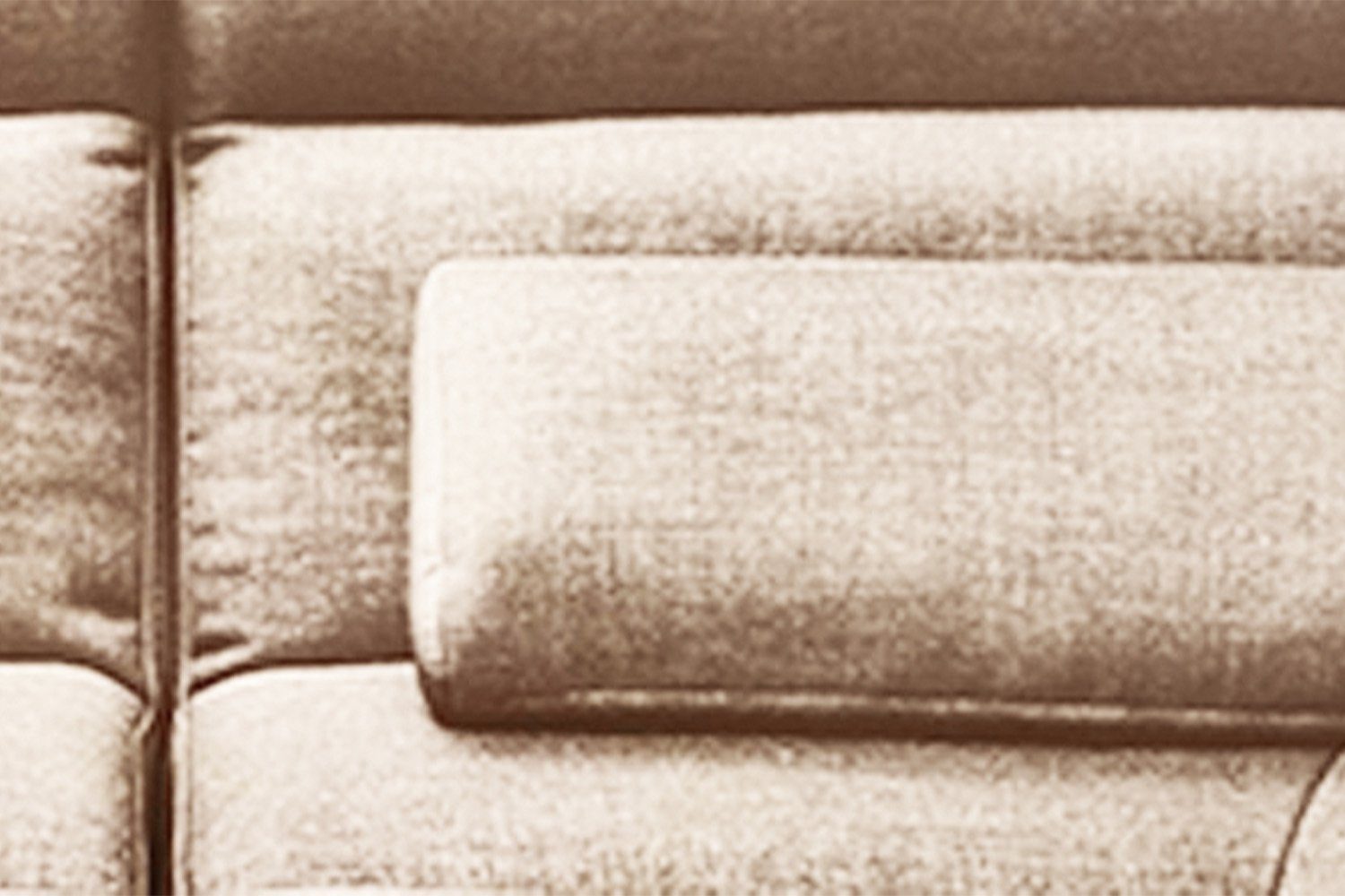 KAWOLA Big-Sofa Stoff | XXL-Sofa versch. beige beige TARA, Farben