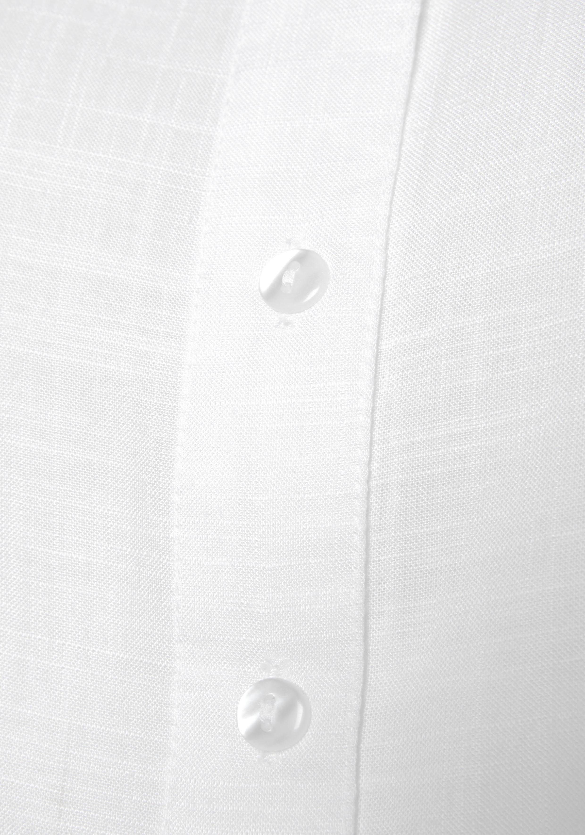 Buffalo Schlupfbluse mit Knopfleiste, Basic, Langarmbluse