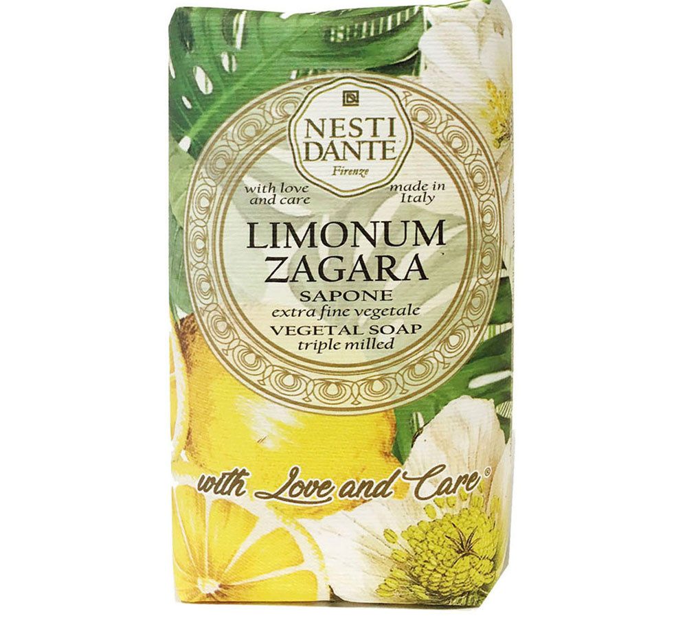 Nesti Dante Handseife Limonum Zagara 250 g, 1-tlg., Hand -und Körperseife mit feinem Duft 250 g