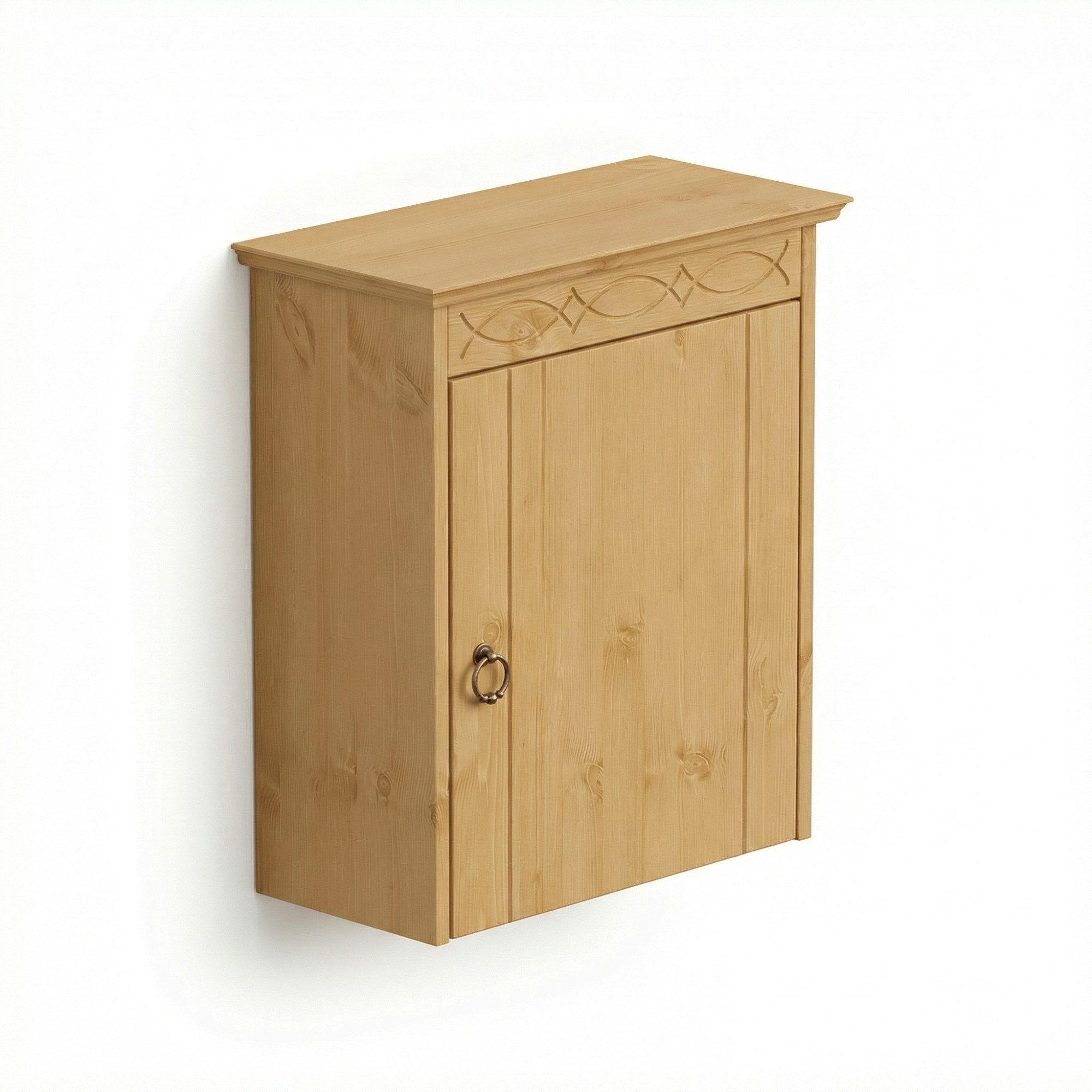 OTTO home Hängeschrank Indra, Badschrank, Badmöbel, Badezimmerschrank (B/T/H: 46/32/52 cm) aus massiver Kiefer, FSC®-zertifiziert