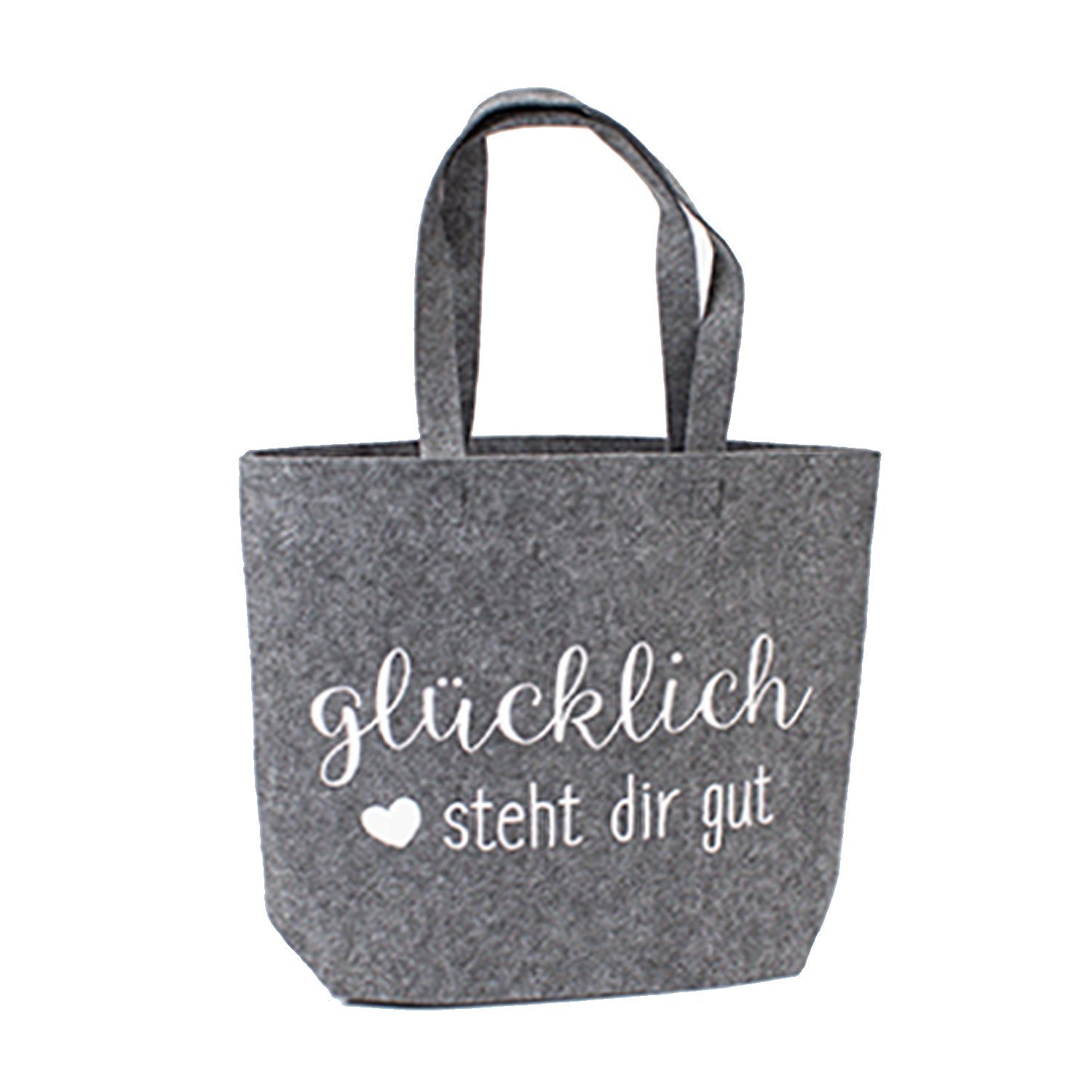 Filz Einkaufstasche mit Motiv und Spruch - Packesel