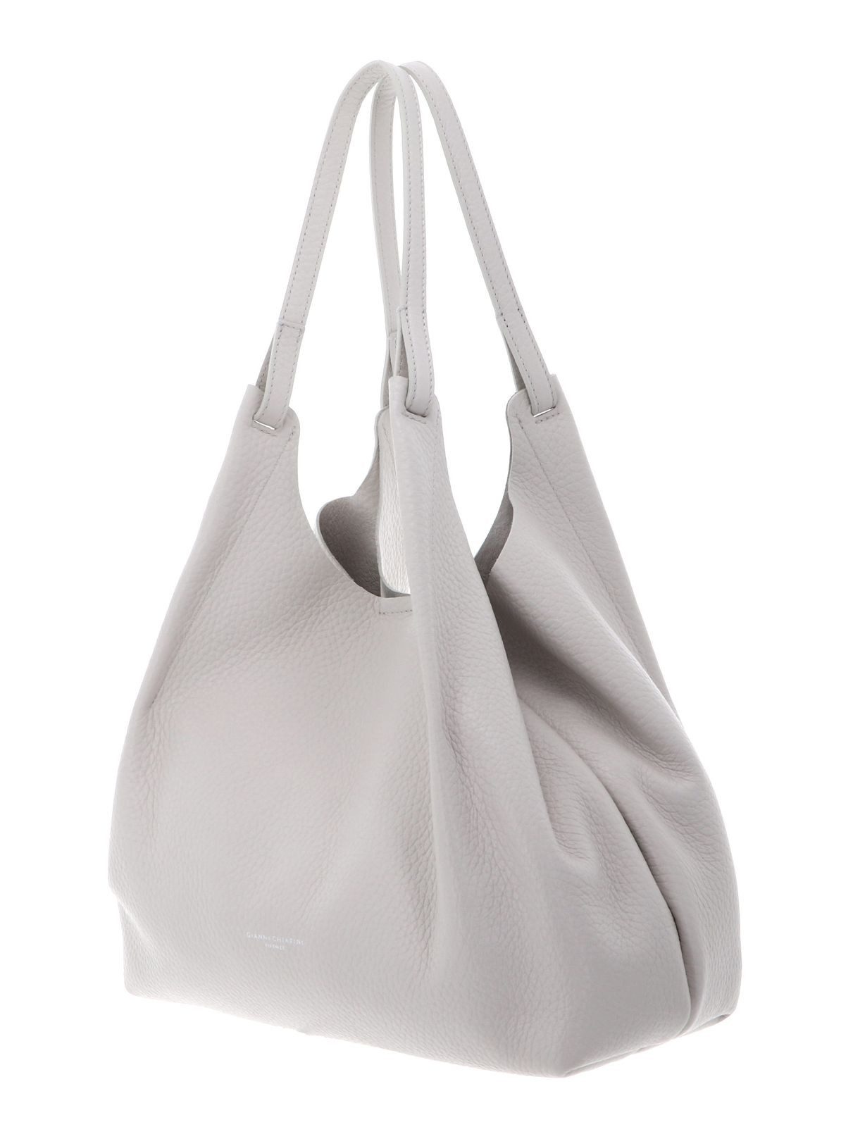 GIANNI CHIARINI Shopper Shopping Bag (Set, 2-tlg), aus echtem Rindsleder