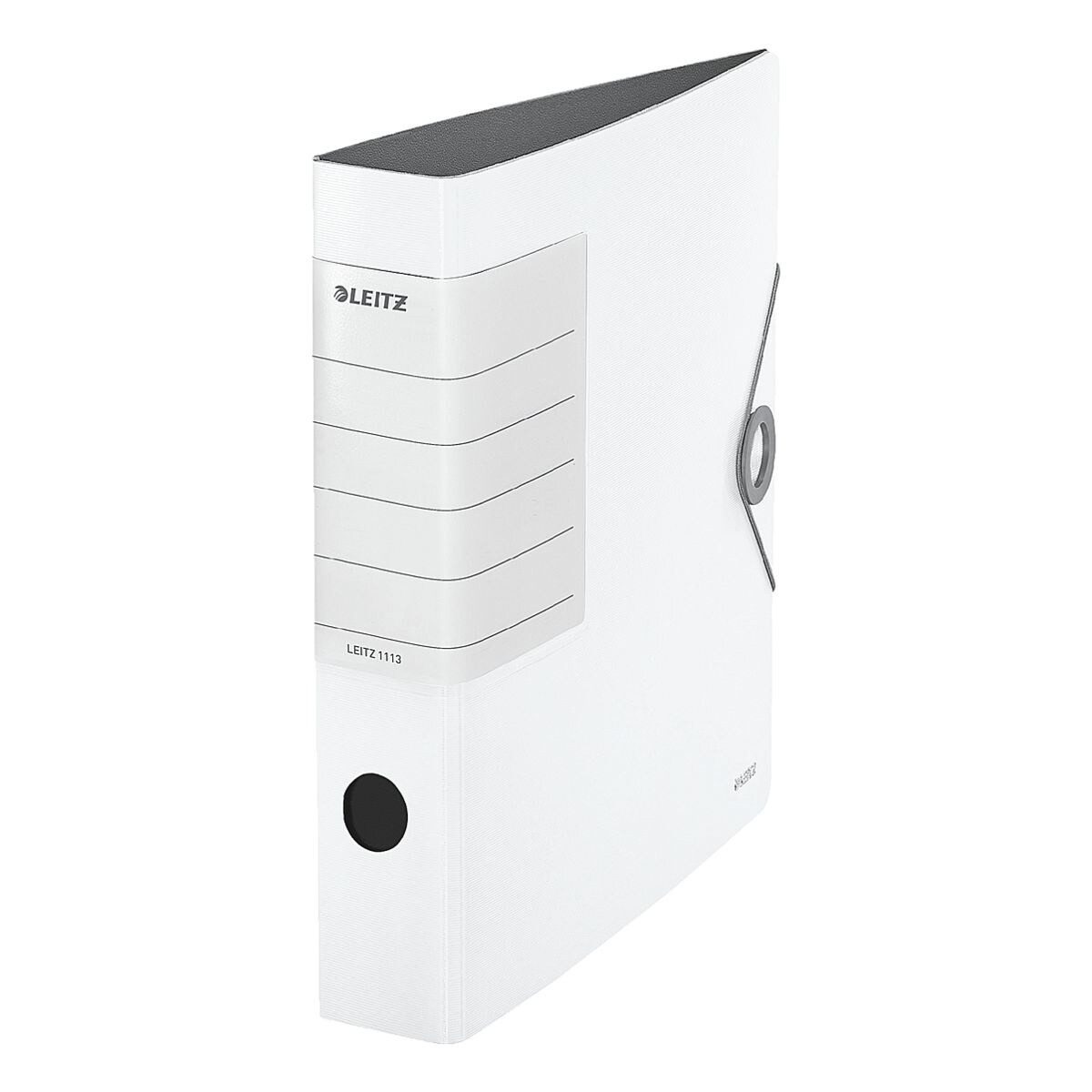 LEITZ Aktenordner 180° Solid 1113, Ordner schmal, auswechselbares Rückenschild