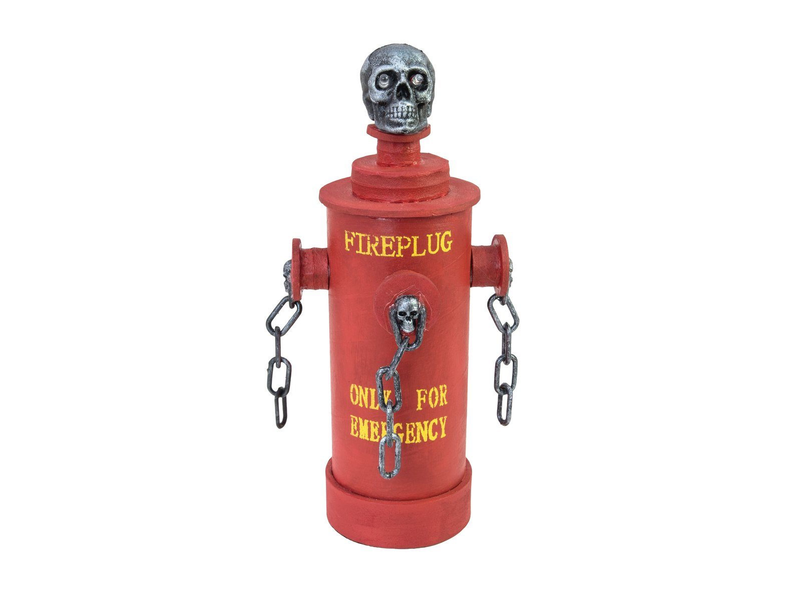 EUROPALMS Dekoobjekt Feuerhydrant animiert Bewegte Halloween Deko Lichteffekt Geräusche