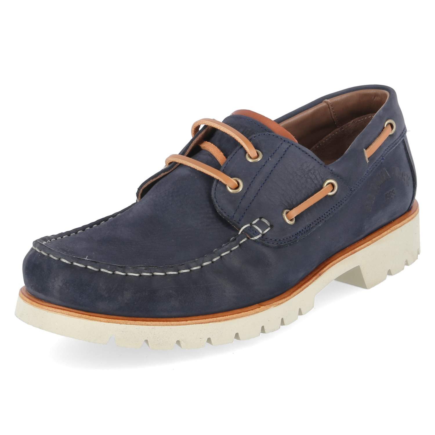 Panama Jack Panama Jack Boat C12 Herren Rauleder blau Schnürschuh