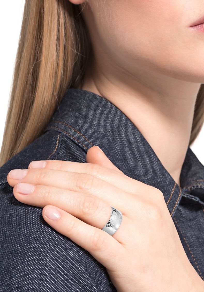 JOOP! Fingerring Schmuck Geschenk Ring Kornblume, breit - Eyecatcher