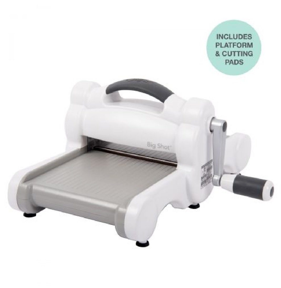 Sizzix Удар мотива Big Shot Only Manuelle Stanz- und Prägemaschine, inkl. Schneideunterlagen, Adapter und Plattform