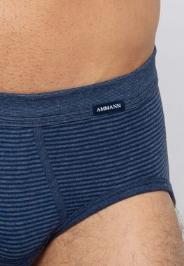 Ammann Slip 3er Pack Jeans Feinripp (Spar-Set, 3-St) Slip / Unterhose - Baumwolle - Mit Eingriff -