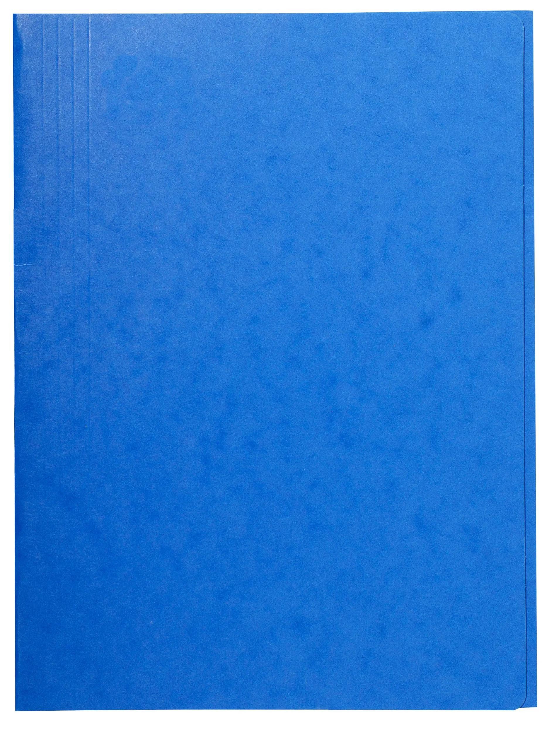 Organisationsmappe 50x Aktenmappe +3 Klappen ohne Gummizug, Karton, A4, sortiert, 56400E