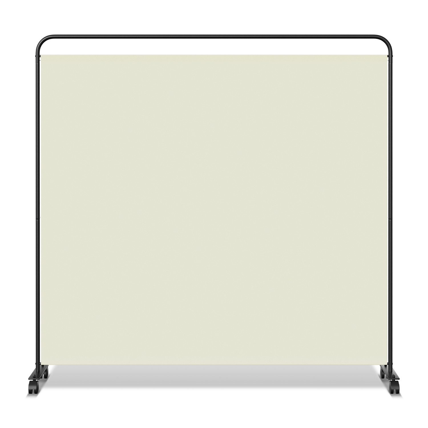 Clanmacy Paravent Trennwand auf Rollen Sichtschutz Raumteiler Klappbar Outdoor Garten