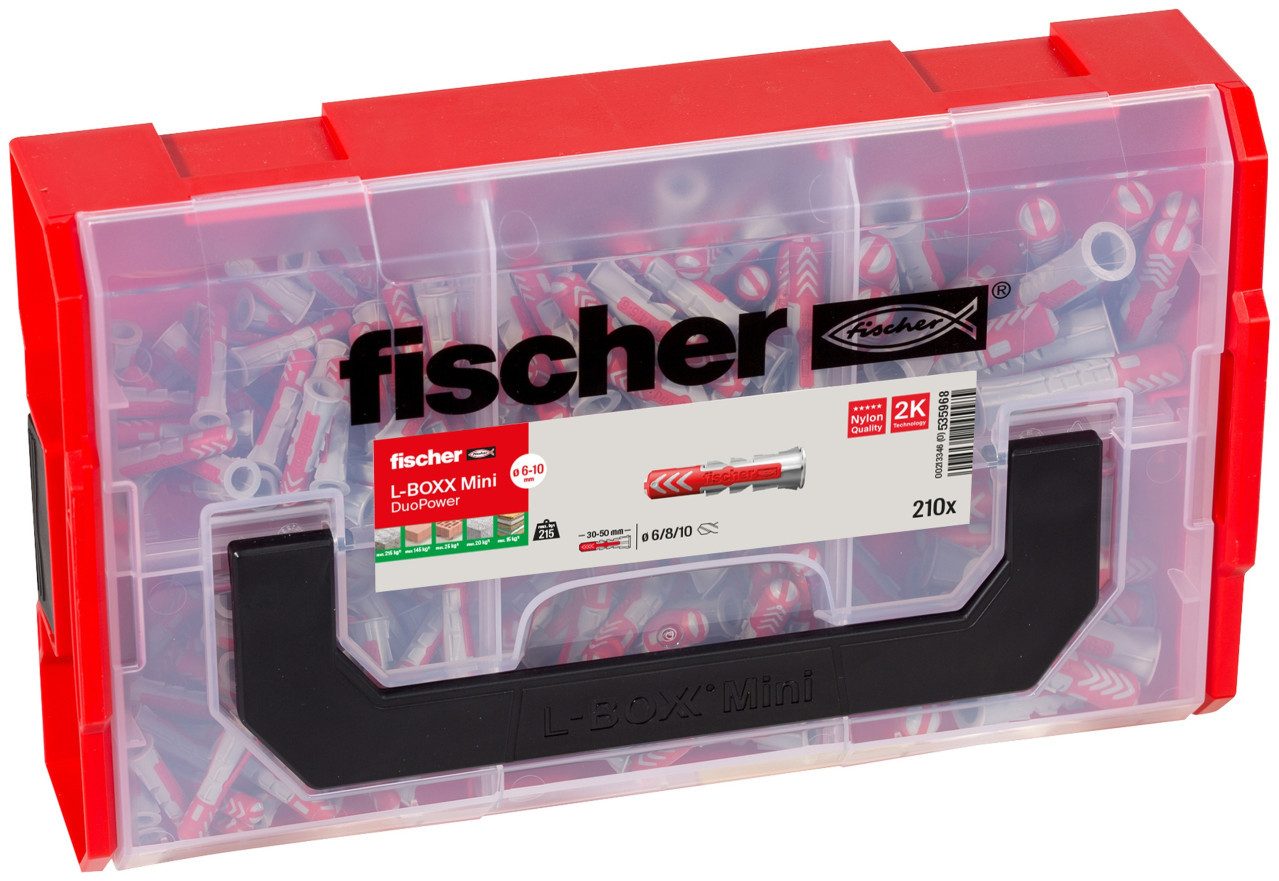 fischer Schrauben- und Dübel-Set Fischer FixTrainer DuoPower - 210 Stück