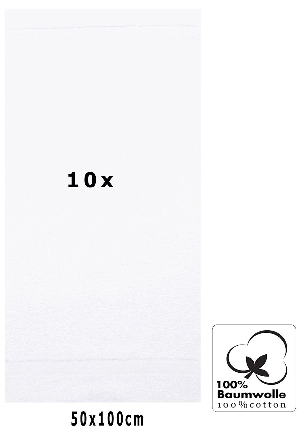 Betz Handtücher 10 Stück Handtuch-Set 50x100cm günstig online kaufen
