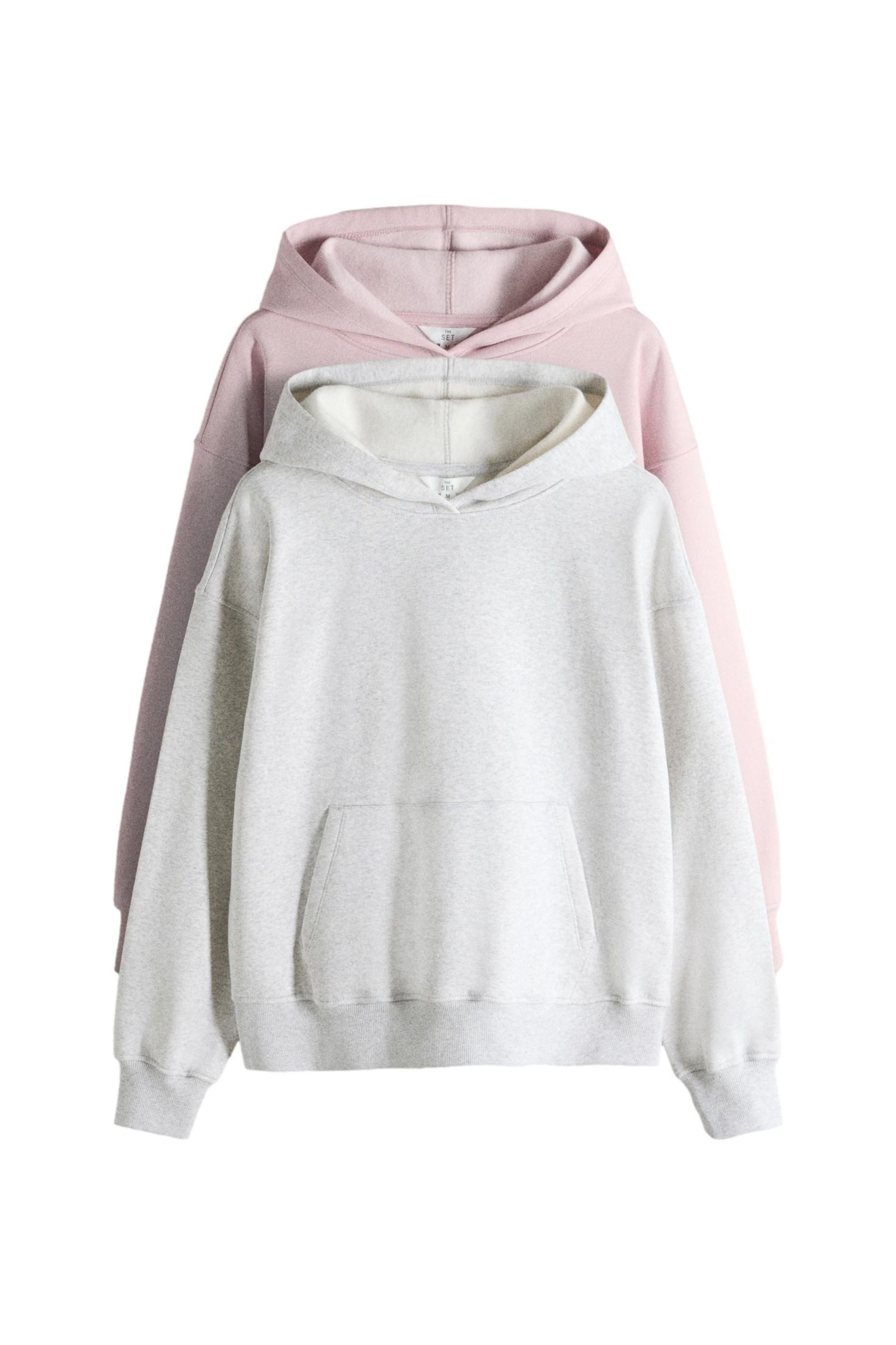 Kapuzenpullover The Set Kapuzensweatshirts, 2er-Pack