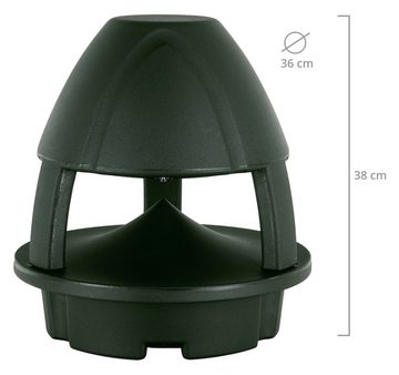 McGrey WPL-660 BT 360° Aktiver 2-Wege Garten-Lautsprecher Außenlautsprecher (Bluetooth, 60 W, Allwetter-Lautsprecher Wasser- und UV-resistent)