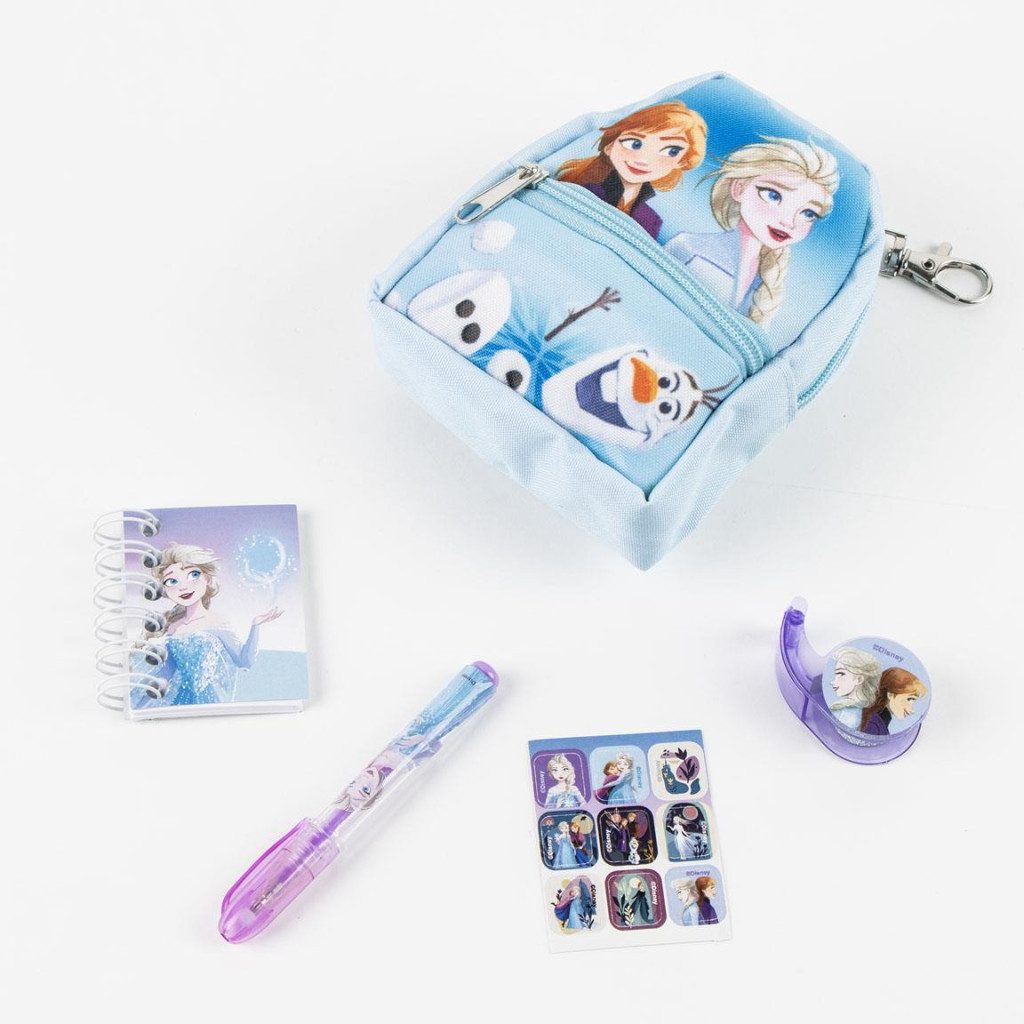 Disney Kulturbeutel Eiskönigin Mini-Tasche & Schlüsselanhänger Set Frozen