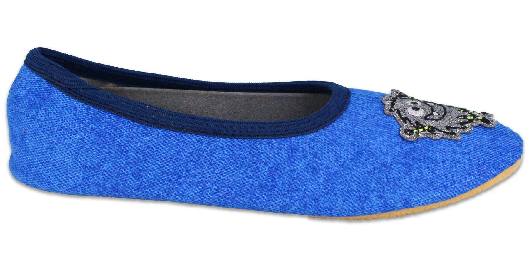 Beck Schläppchen Cool Man Gymnastikschuh (rutschfeste Laufsohle) zum Schlupfen, Handgenäht in Deutschland – Bild 3 von 5