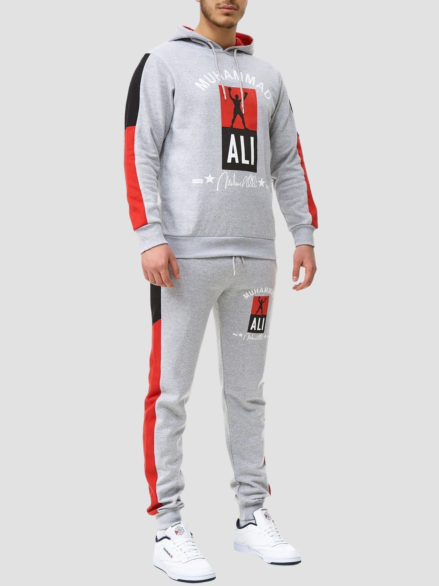 John Kayna Jogginganzug Herren Sportanzug Muhammad Ali Jogginganzug Trainingsanzug Sportbeklei (Sportanzug Jogger Trainingsanzug), Fitness Freizeit Casual