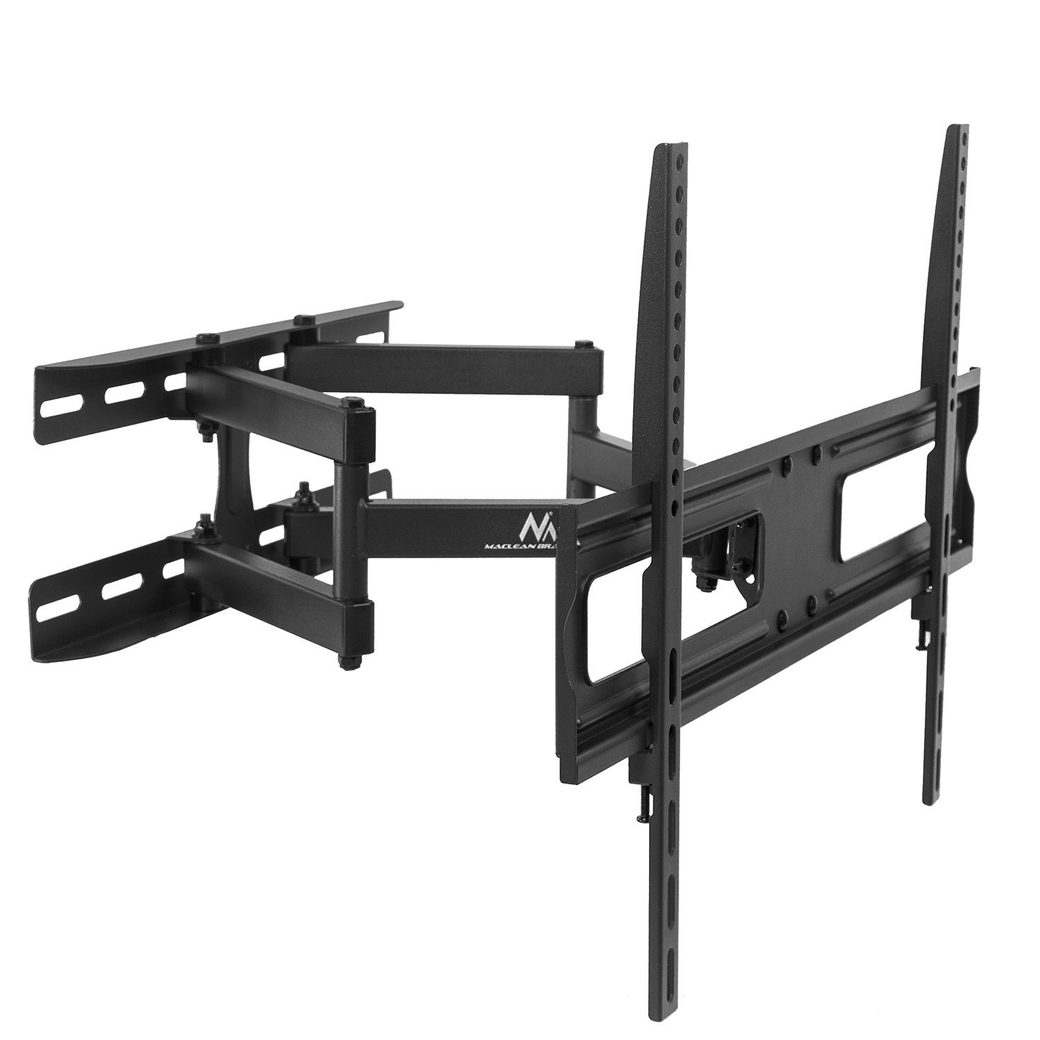 Maclean TV-Wandhalterung MC-762, (bis 80 Zoll, Max. 30 kg, 37 - 80" Zoll, 70 - 460 mm, ± 15° Grad, 3x ± 90° Grad)