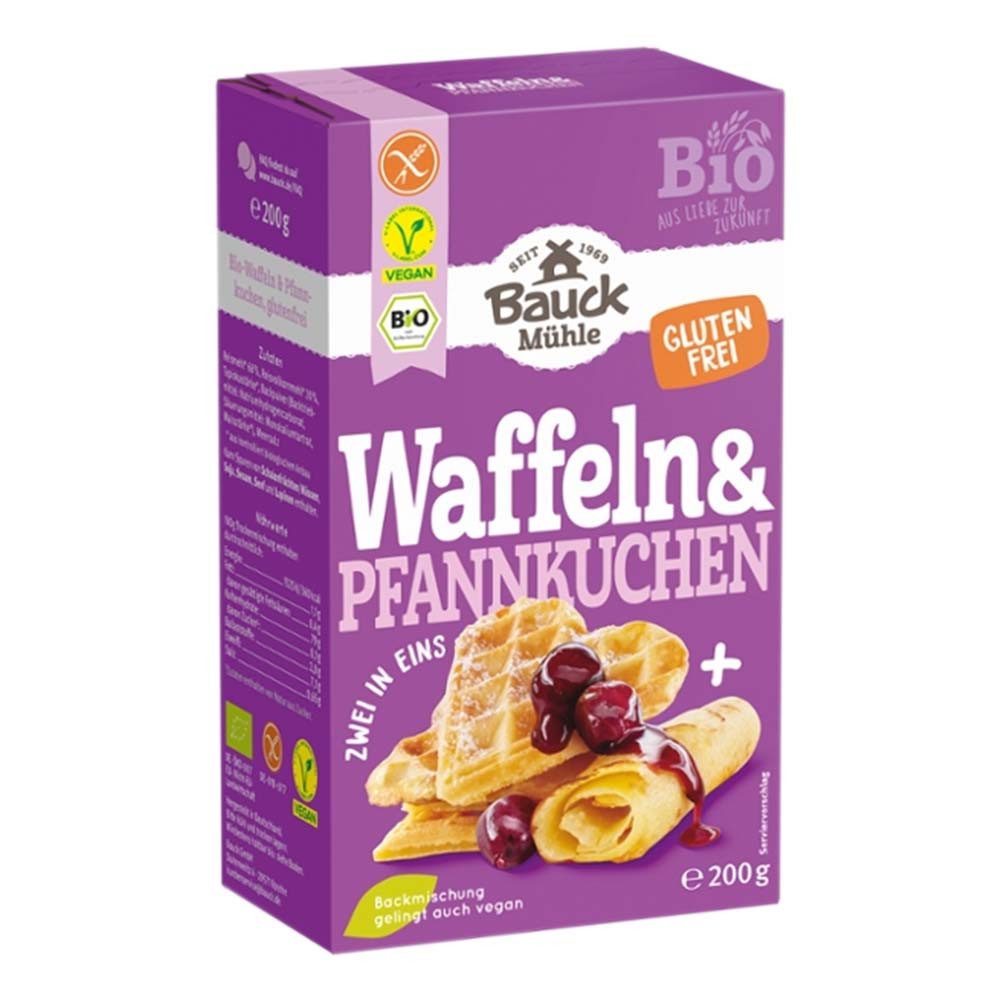 Bauck Mühle Fertiggericht Dessert-Mix - Waffeln & Pfannkuchen 200g