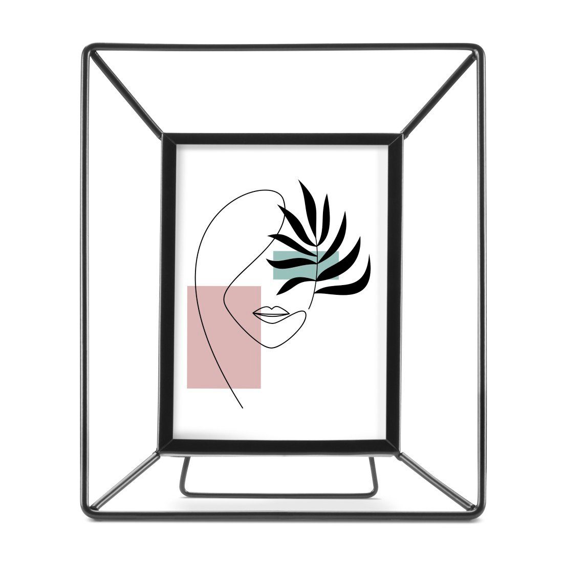 Hama Portraitrahmen Porträtrahmen für 10 x 15 cm, Schwarz, 3D Look, Hochfor günstig online kaufen