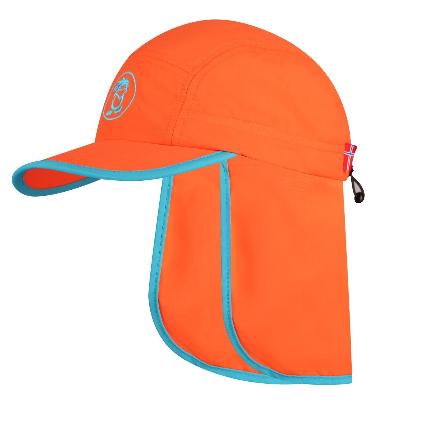 TROLLKIDS Sonnenhut Troll XT Hellorange/Blaugrün