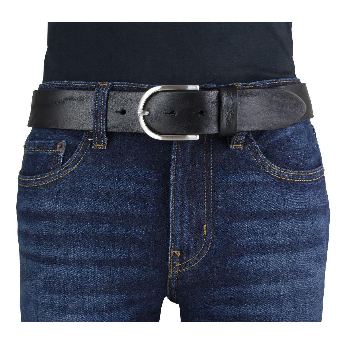 Vollrindleder Silber Jeans-Gürtel - Used-Look BELTINGER cm aus für Damen-Gürtel 4 Ledergürtel Damen Chocolate,