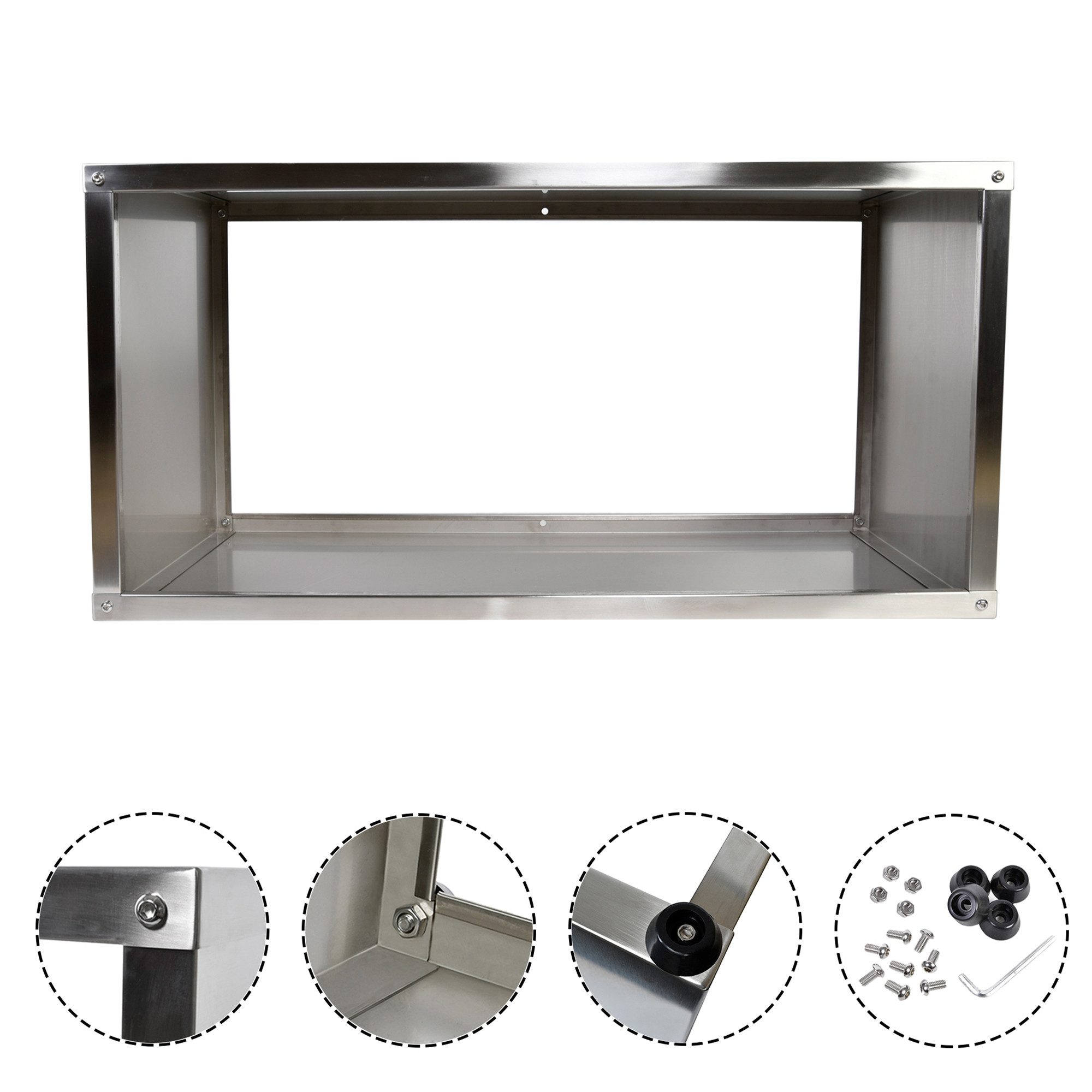 Köhko Pflanzkübel KÖHKO® Designer Hochbeet Rahmen aus Edelstahl als Bausatz TROG