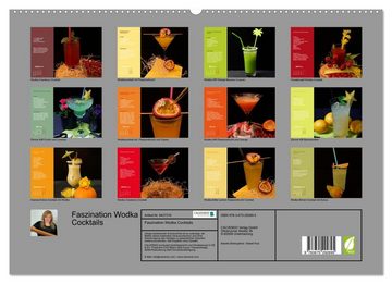 CALVENDO Wandkalender Faszination Wodka Cocktail (Premium, hochwertiger DIN A2 Wandkalender 2023, Kunstdruck in Hochglanz)