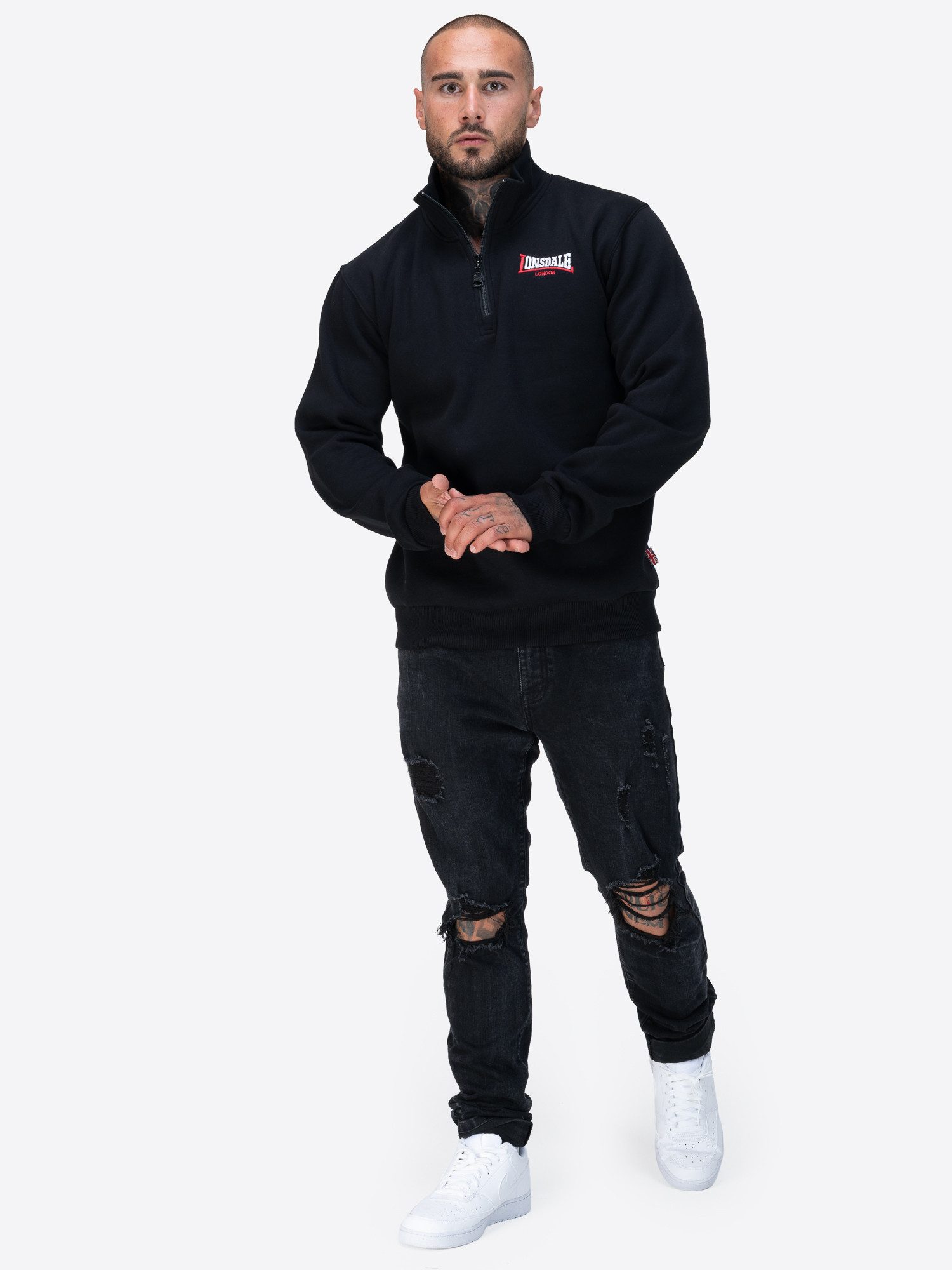 Lonsdale Sweatshirt TROYER NORMALE PASSFORM GRYFFIDAM