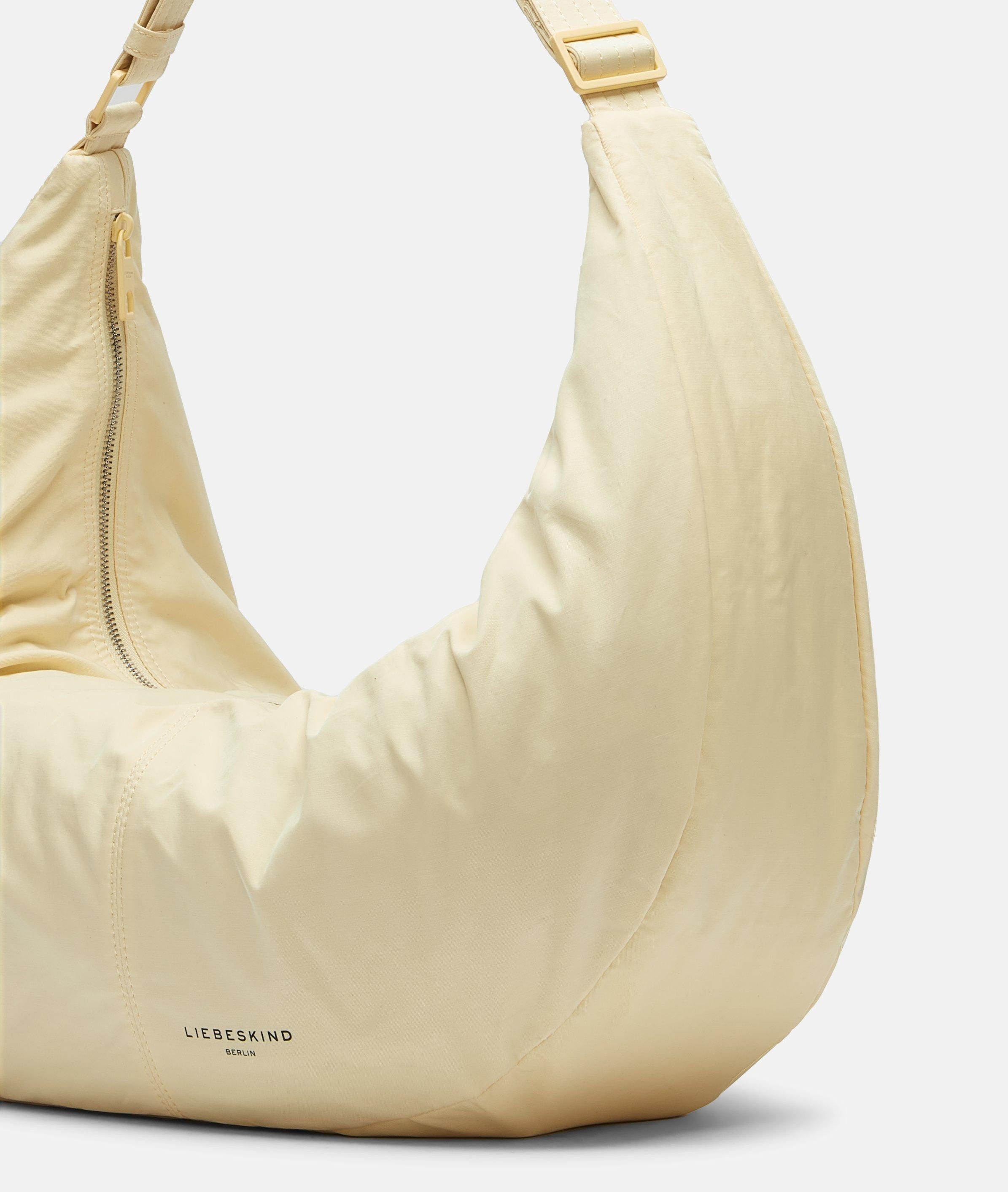 Liebeskind Berlin Schultertasche Nylon Moon Hobo L, Große Hobo-Bag aus Nylon
