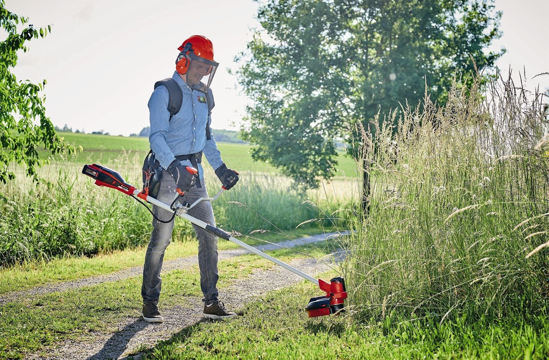 Einhell Akku-Motorsense AGILLO 18/200, 20 cm Arbeitsbreite Messer, 30 cm Ar günstig online kaufen