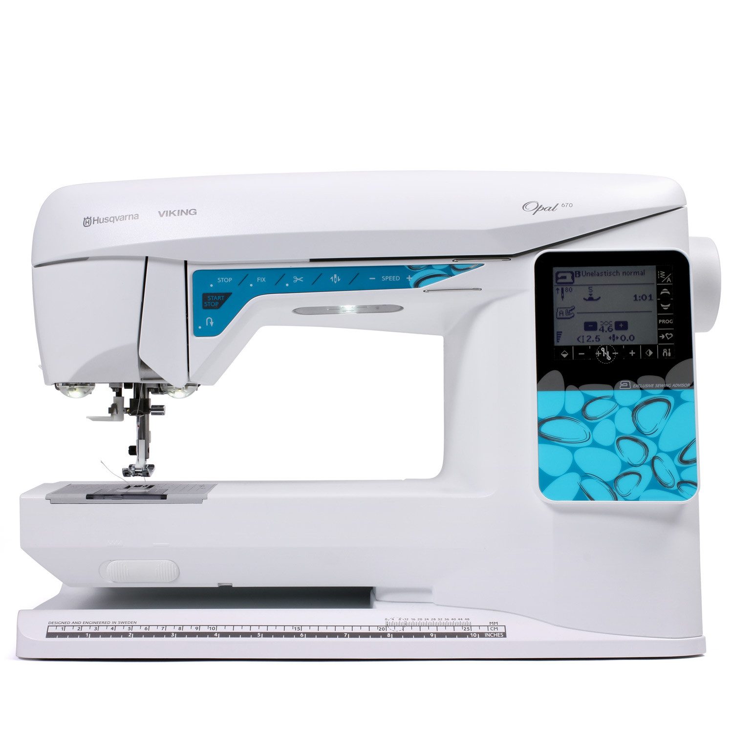 Husqvarna Viking Nähmaschine Opal 670, 204 Programme