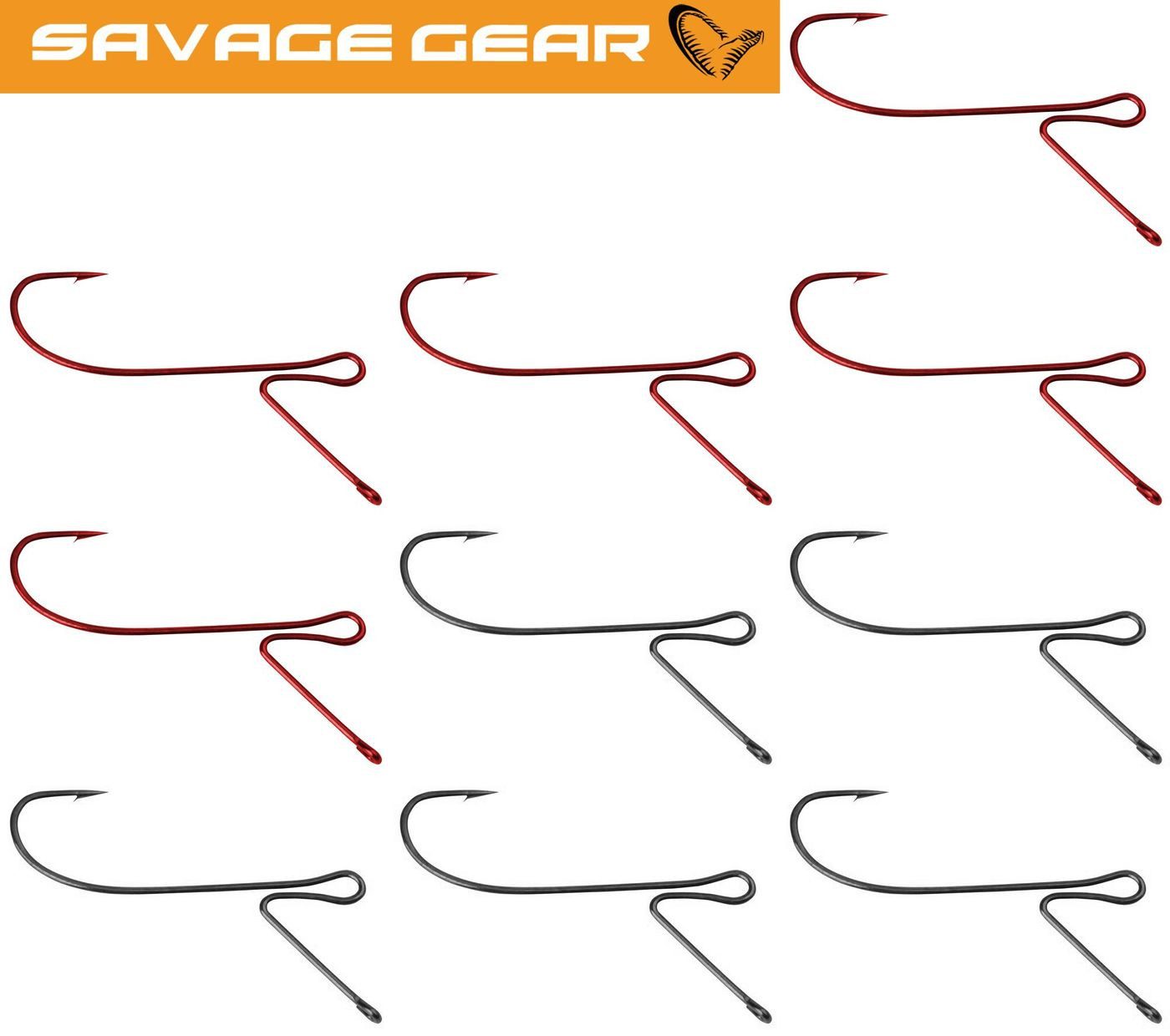 Dropshot-Haken Savage Gear Finezze Standout Drop Shot Haken - 10 Haken