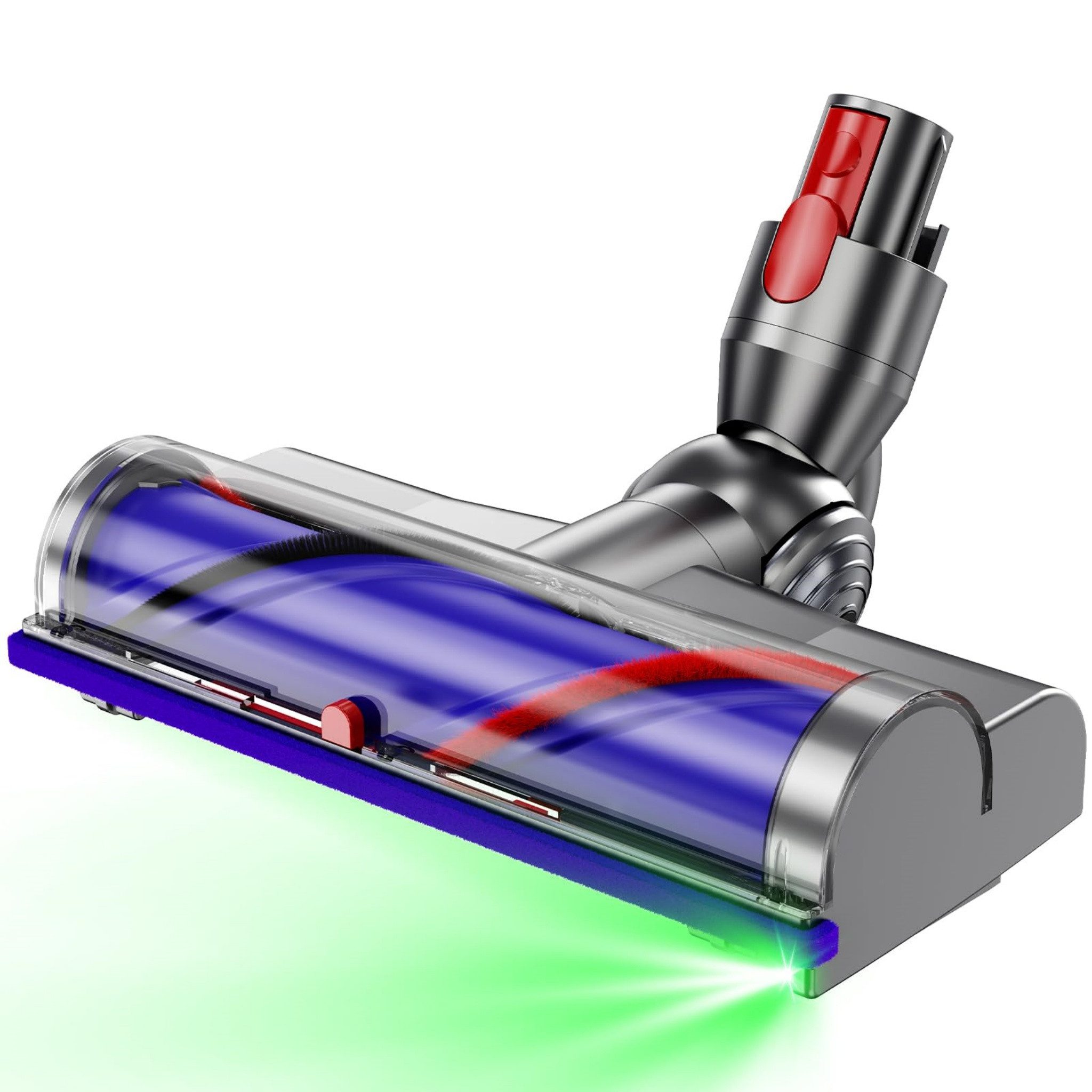 Blossom Staubsaugerdüsen-Set Turbodüse Softroller Bodendüse Elektrischer Bürstenkopf, Zubehör für Dyson V10, Dyson V11, Dyson V15, Dyson V8, Dyson V7, (1-tlg), Staubsaugerkopf Hartholzbodenaufsatz für Dyson Staubsauger