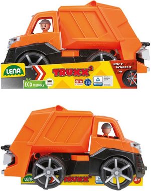 Lena® Spielzeug-Müllwagen TRUXX², inklusive Spielfigur, Made in Europe