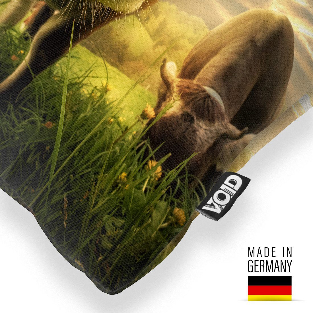 VOID Kissenbezug, (1 Stück), Kuh Weide Landschaft Natur Tiere Bauernhof Wal günstig online kaufen