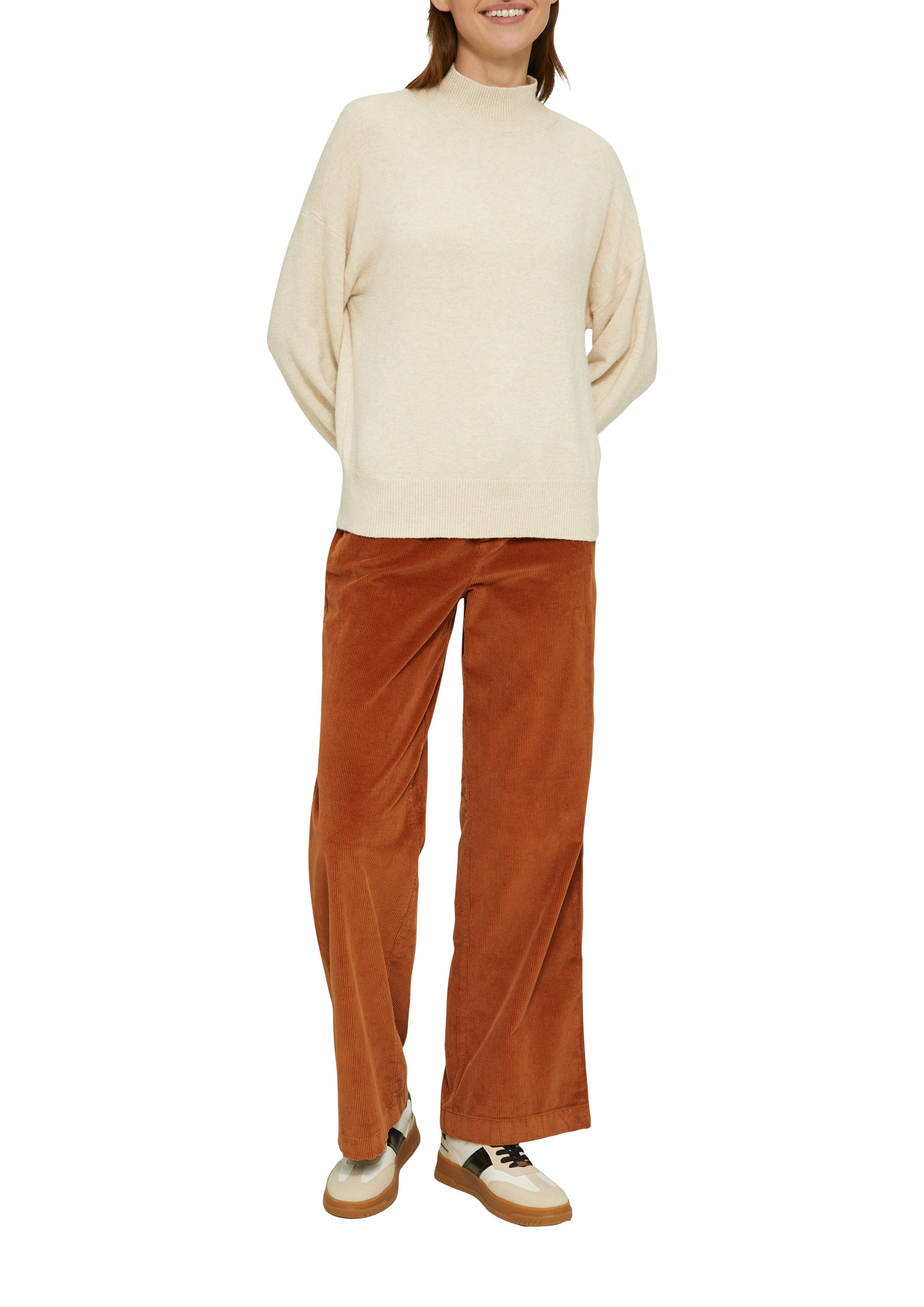 s.Oliver Strickpullover mit Stehkragen günstig online kaufen