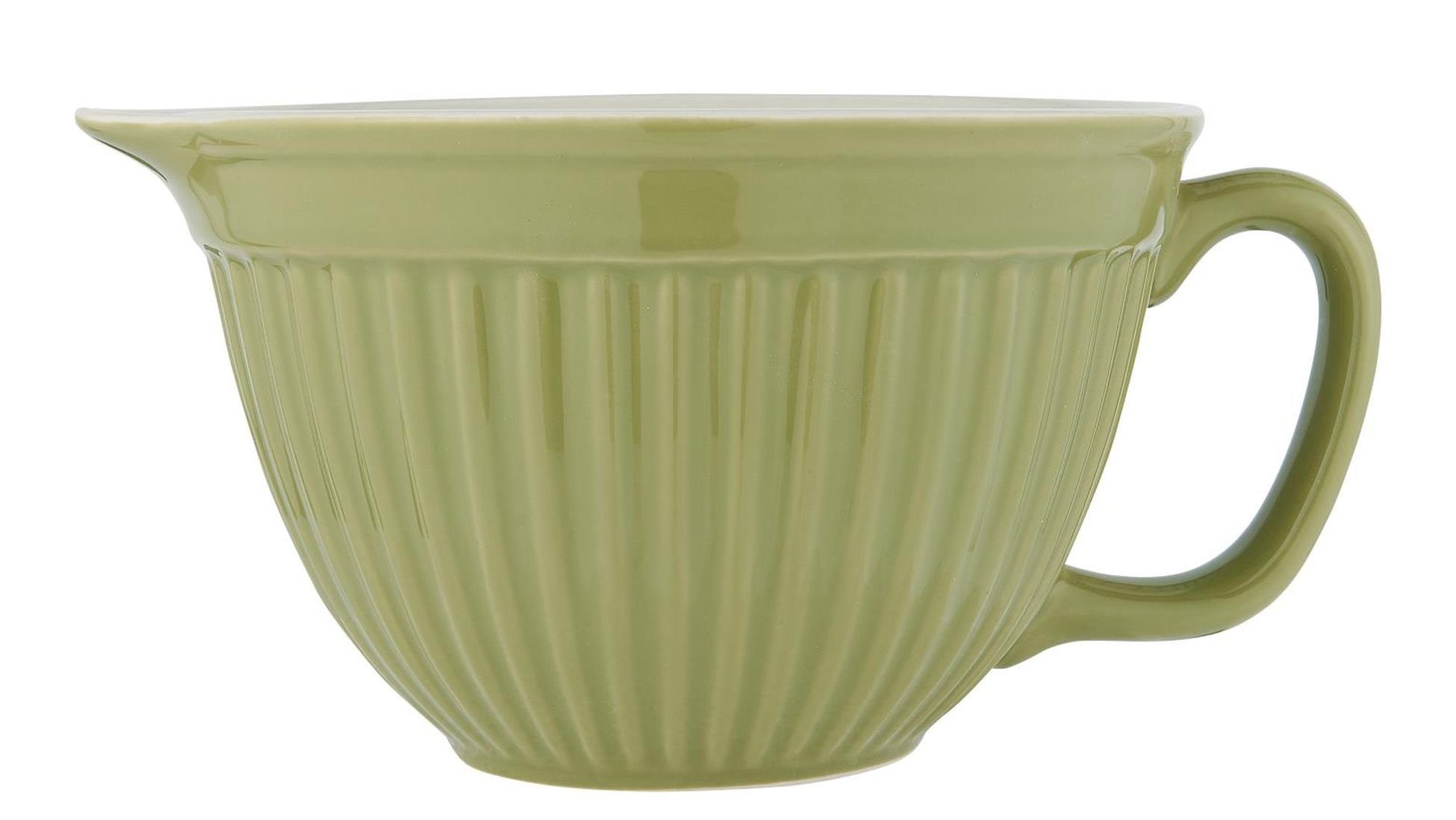 Ib Laursen Rührschüssel Farbauswahl - Green Schüssel, Keramik Rührschüssel Herbal 1,5l Laursen Mynte Keramik (2075)