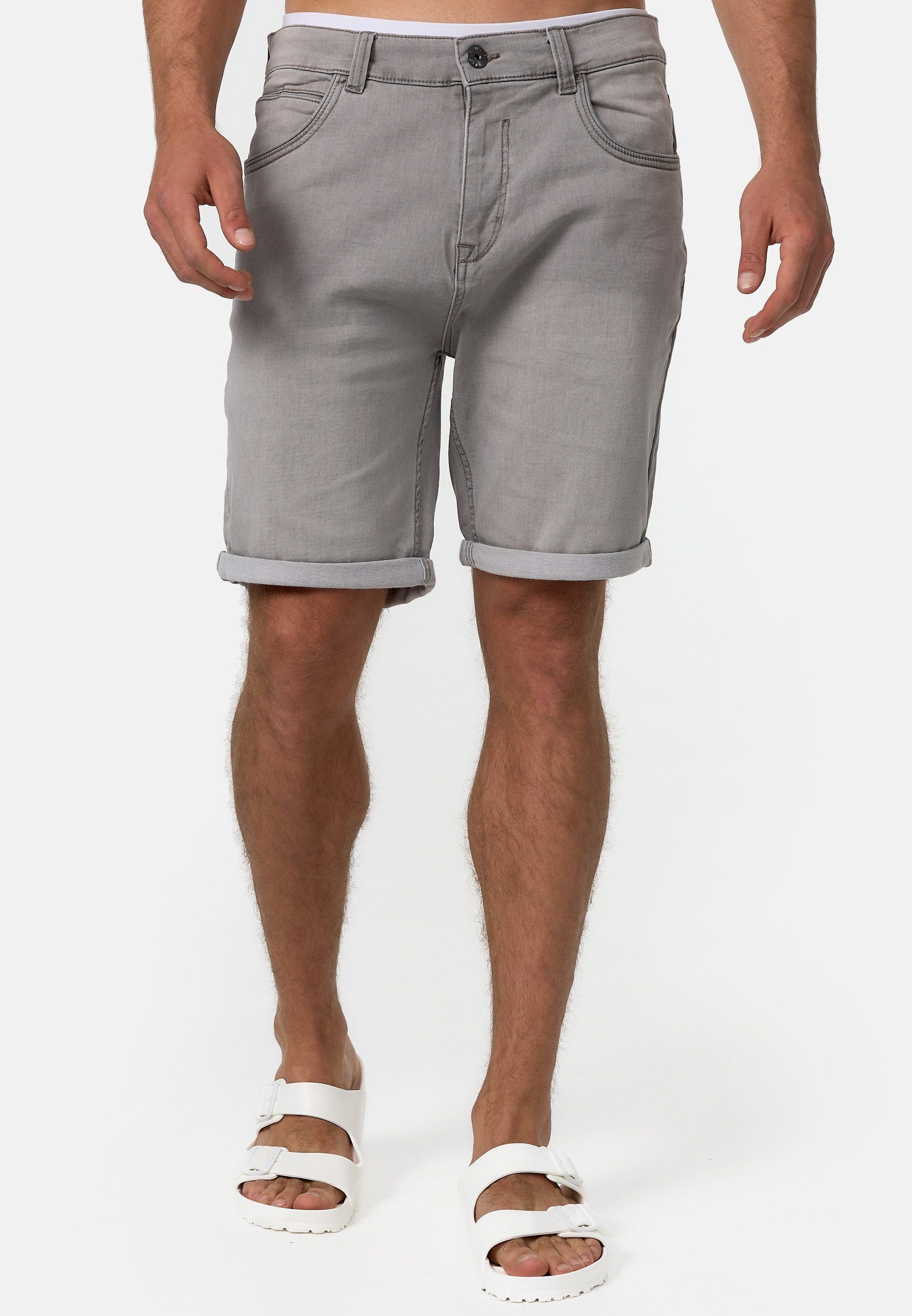 INDICODE Jeansshorts Herren Lonar Jeans Shorts Herrenshorts Moderne und luftig leichte Herren Jeans-Shorts
