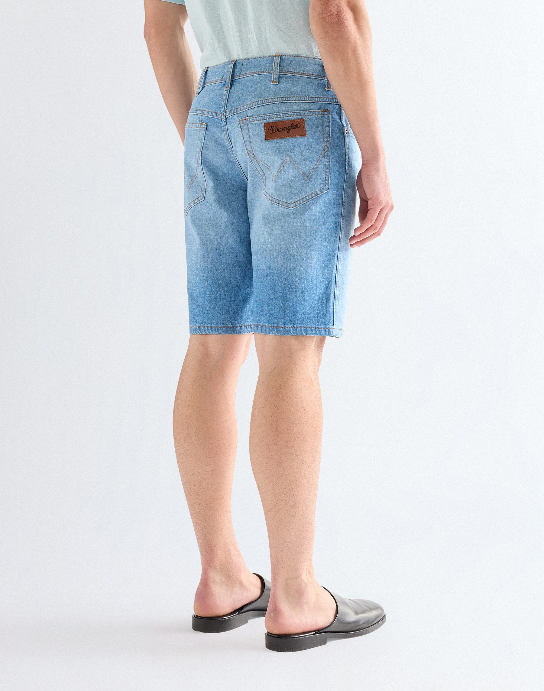 Wrangler 5-Pocket-Jeans WRANGLER TEXAS SHORTS light wash 112378706 - LIGHTWEIGHT