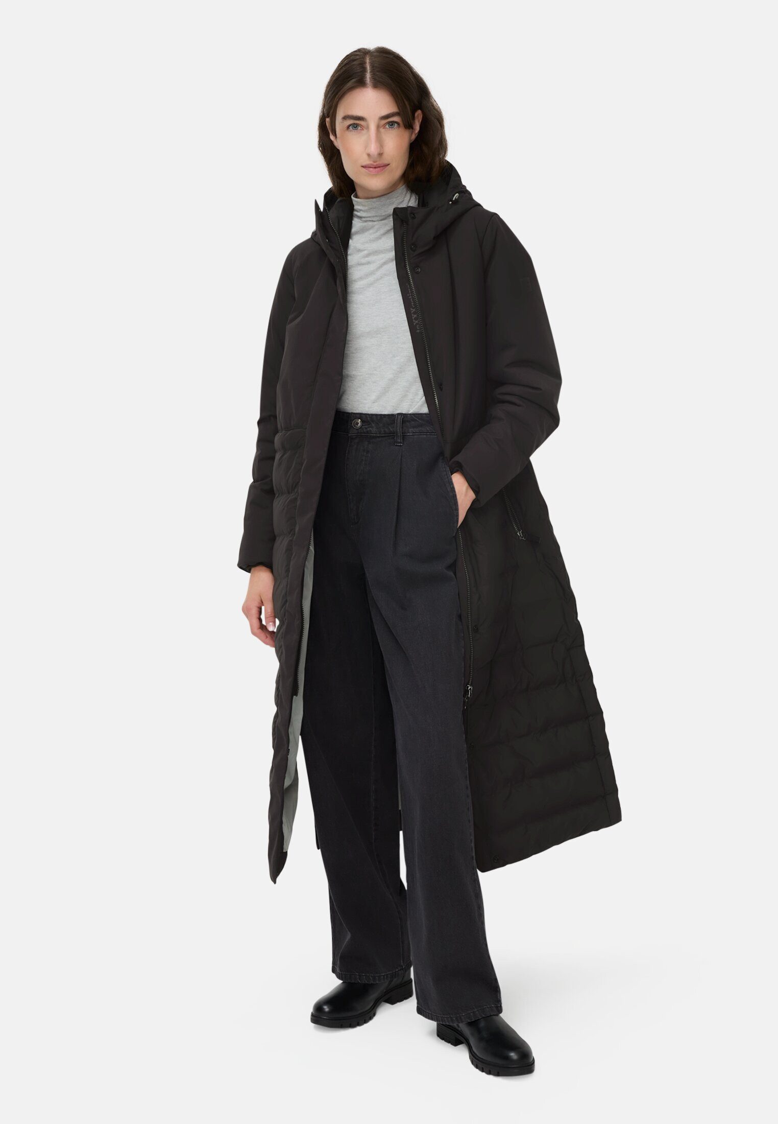 camel active Funktionsparka mit reflektierenden Details Langarm