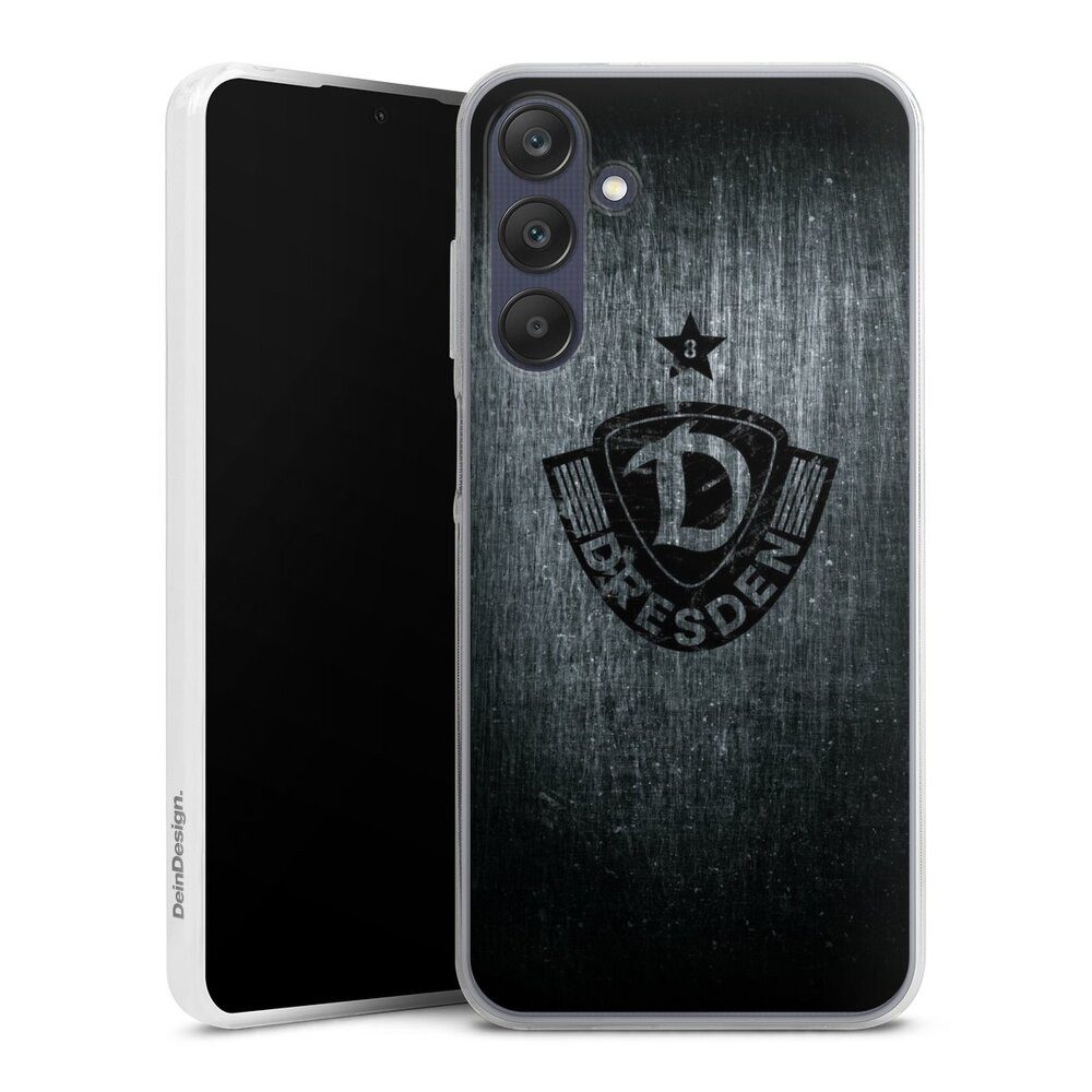 DeinDesign Handyhülle SG Dynamo Dresden Offizielles Lizenzprodukt Vintage, Samsung Galaxy A25 5G Slim Case Silikon Hülle Ultra Dünn Schutzhülle