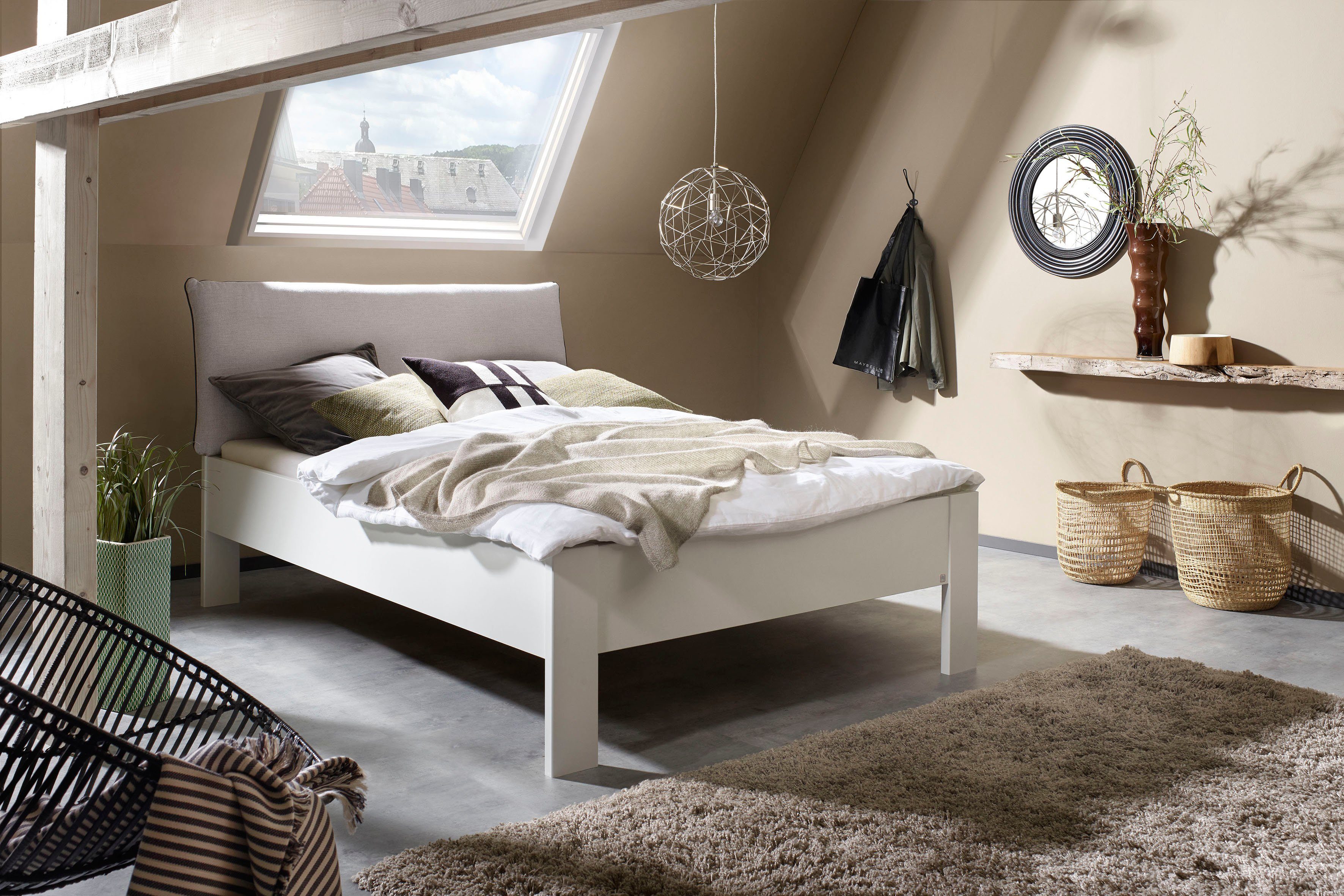 rauch Futonbett Aditio, Kopfteil Webstoff mit günstig online kaufen