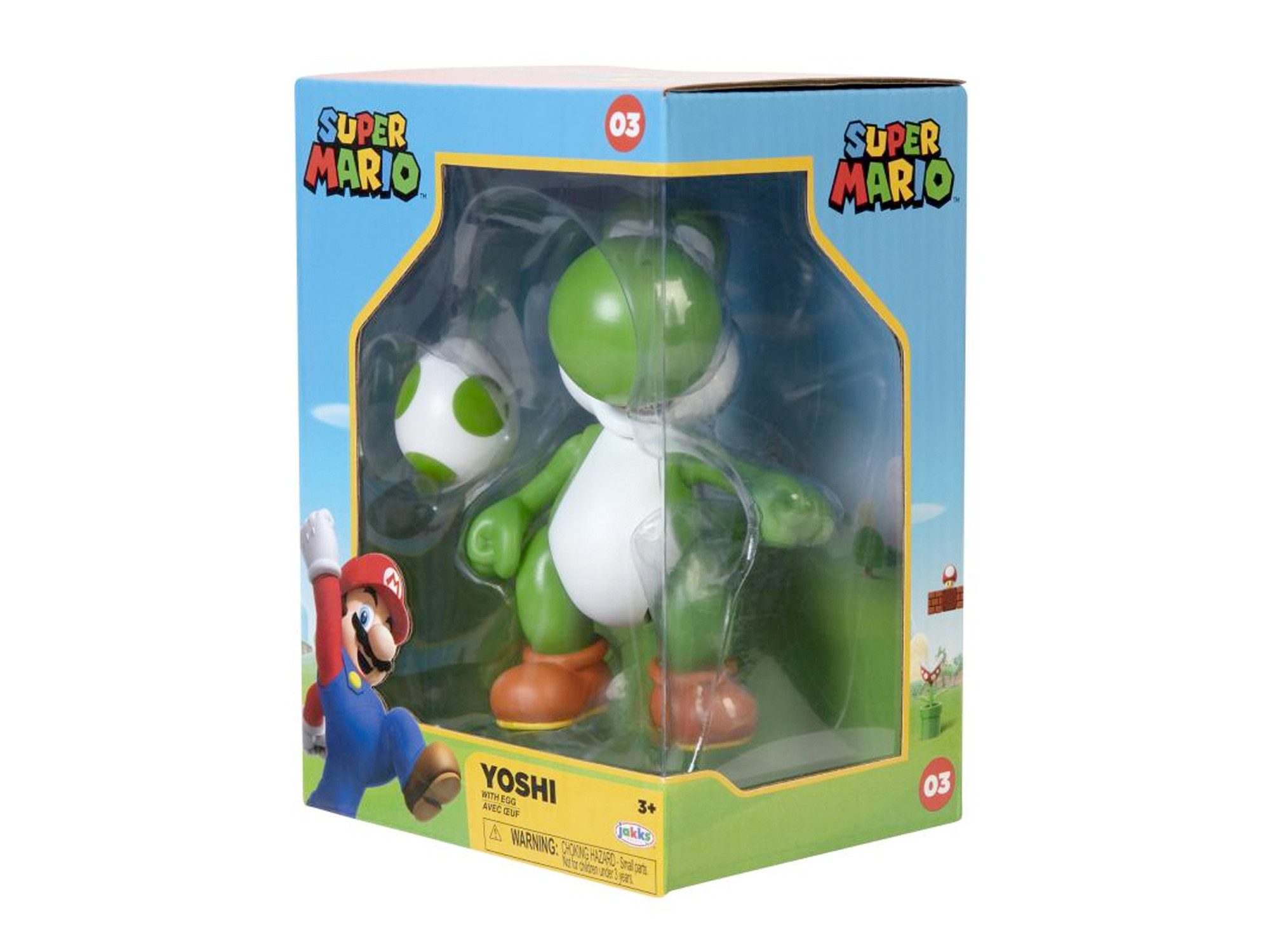Nintendo Actionfigur Nintendo Super Mario Figur Yoshi in Sammlerbox, 10 cm, (2-tlg)