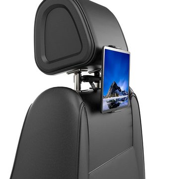 Wozinsky 2-in-1-Handyhalterung für die Kopfstütze KFZ-Halterung schwarz Smartphone-Halterung