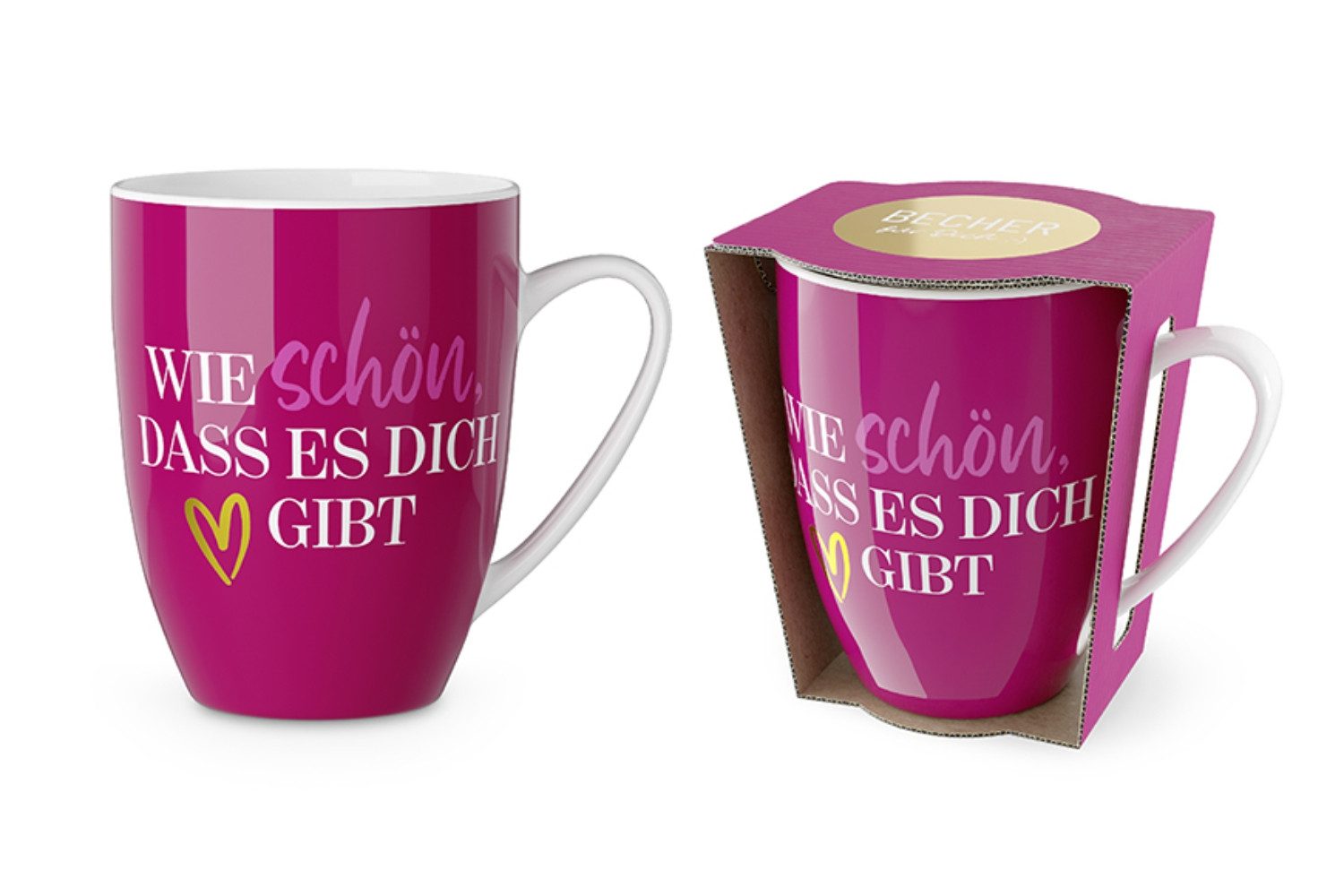 La Vida Geschenk für Dich Tasse La Vida Becher für Dich, 250ml, Serie Mädels, spülmaschinengeeignet