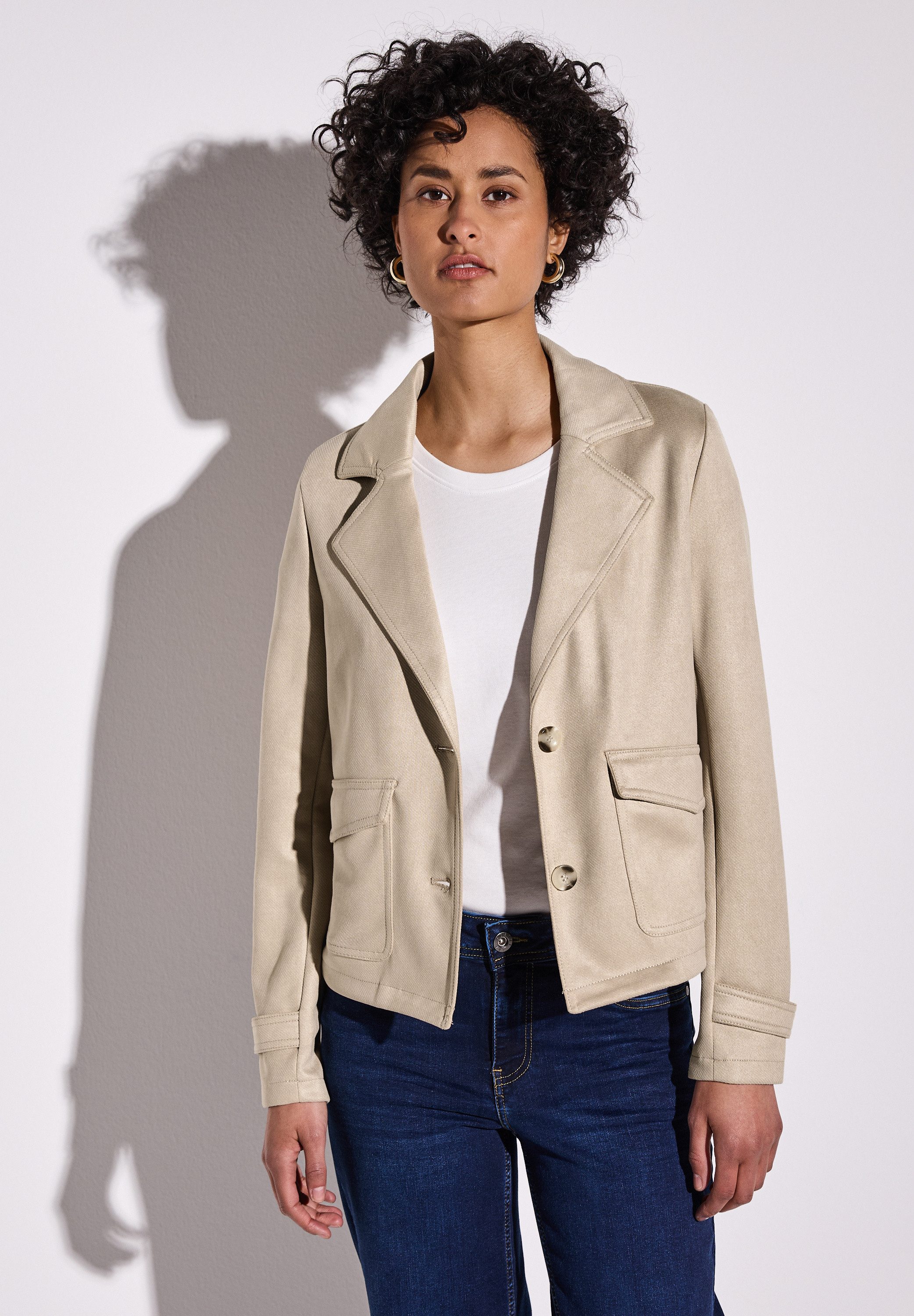 STREET ONE Kurzjacke mit Reverskragen günstig online kaufen