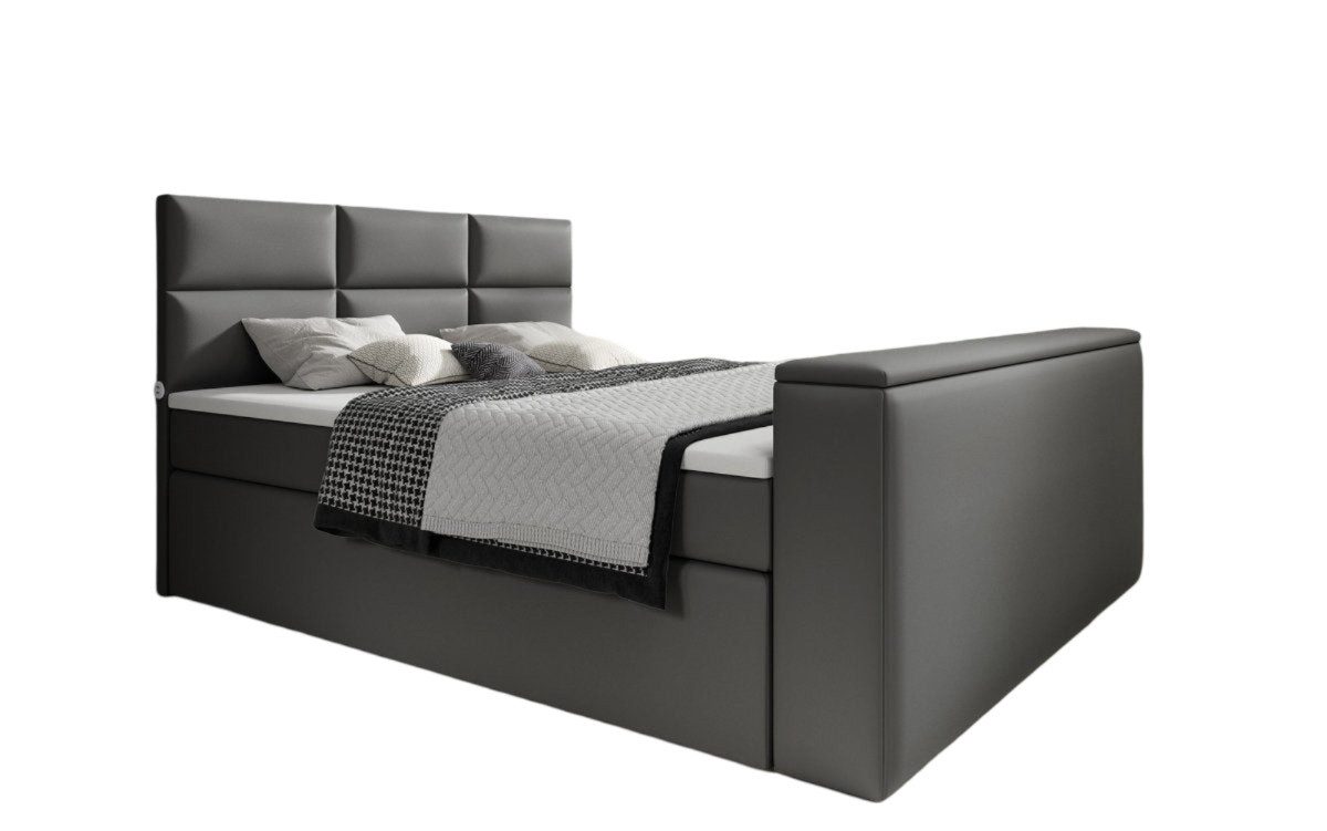Luxusbetten24 Boxspringbett Carre, mit TV Lift, günstig online kaufen