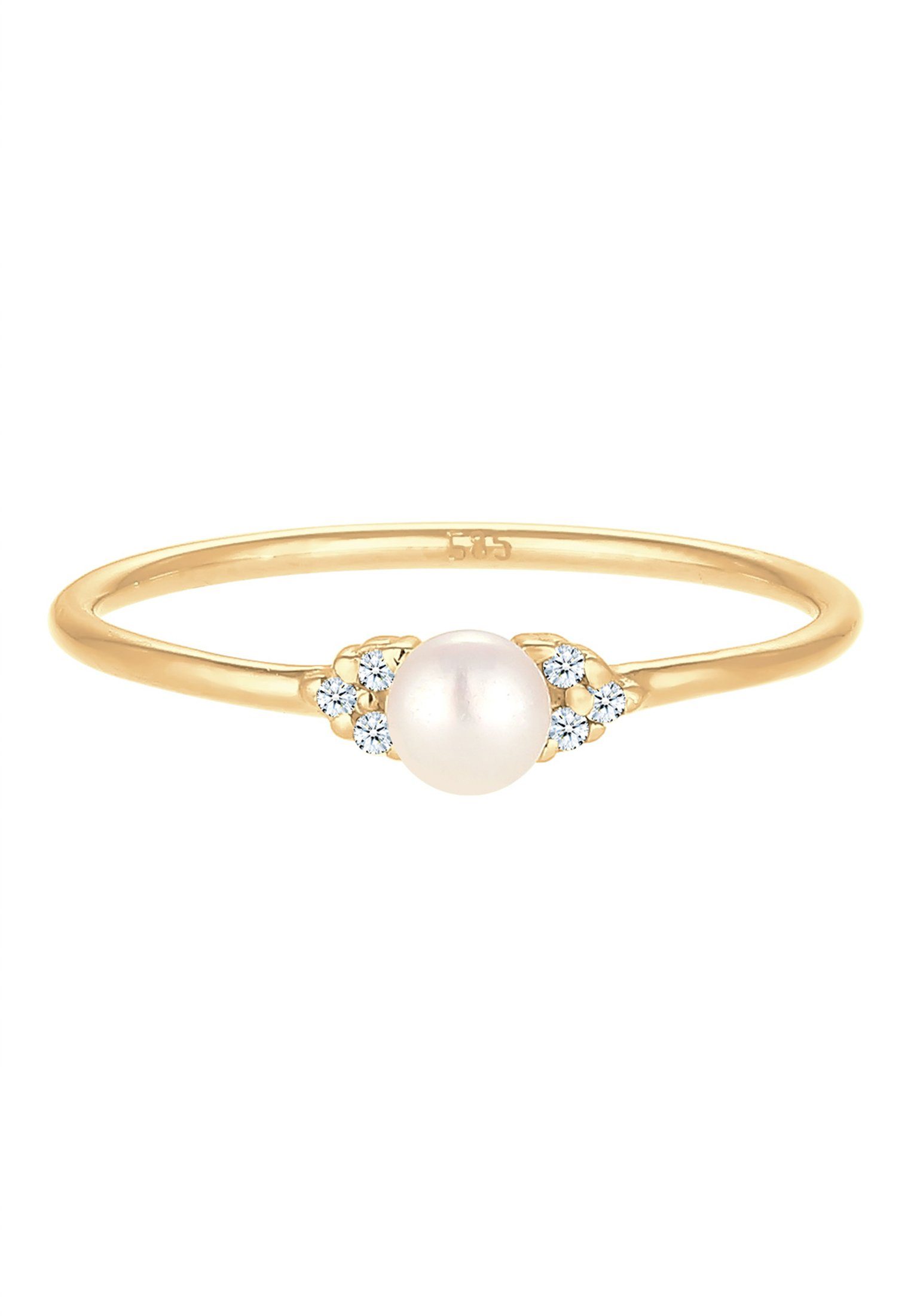 Elli DIAMONDS Verlobungsring Verlobung Perle Diamant günstig online kaufen
