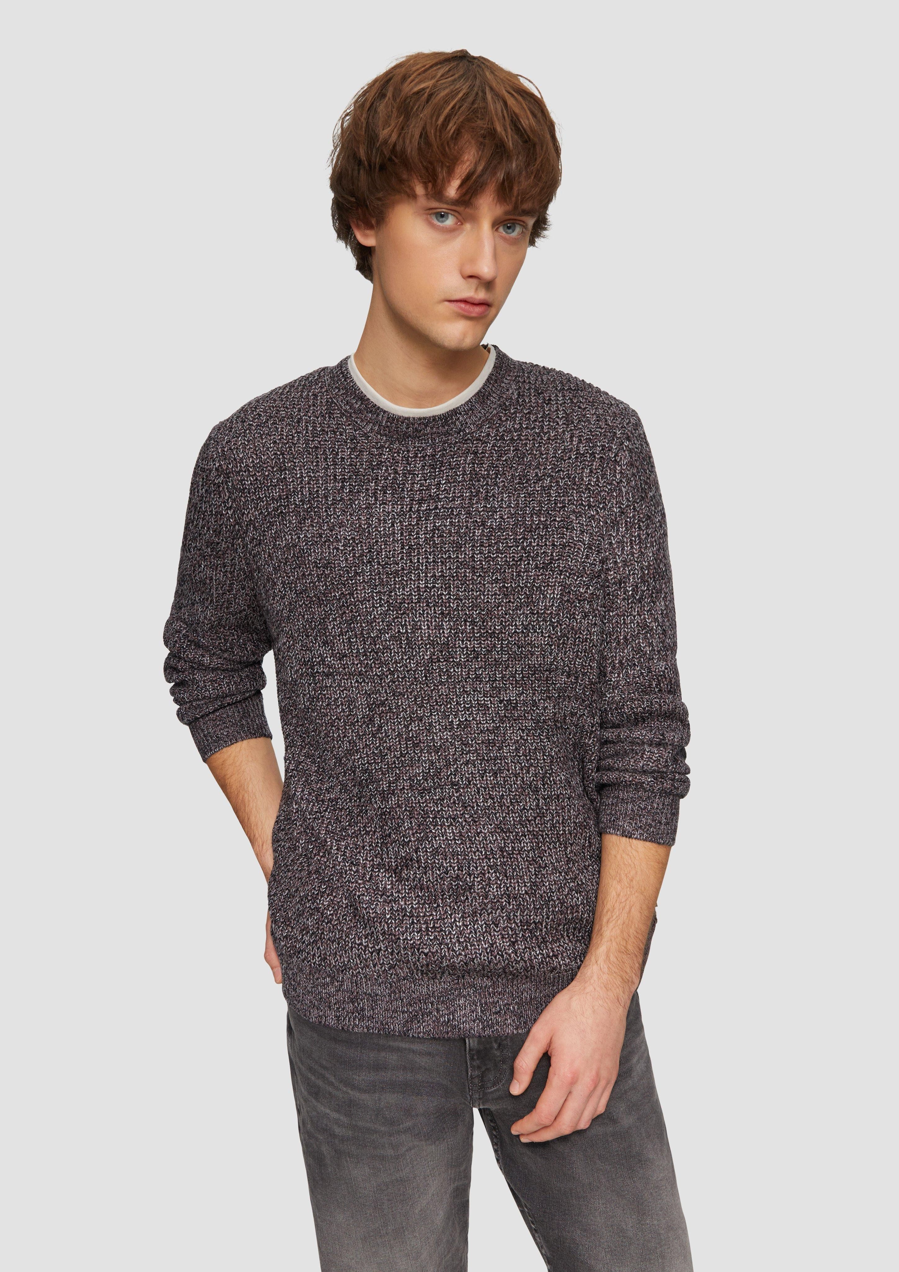 Strickpullover Strickpullover mit Rippstruktur